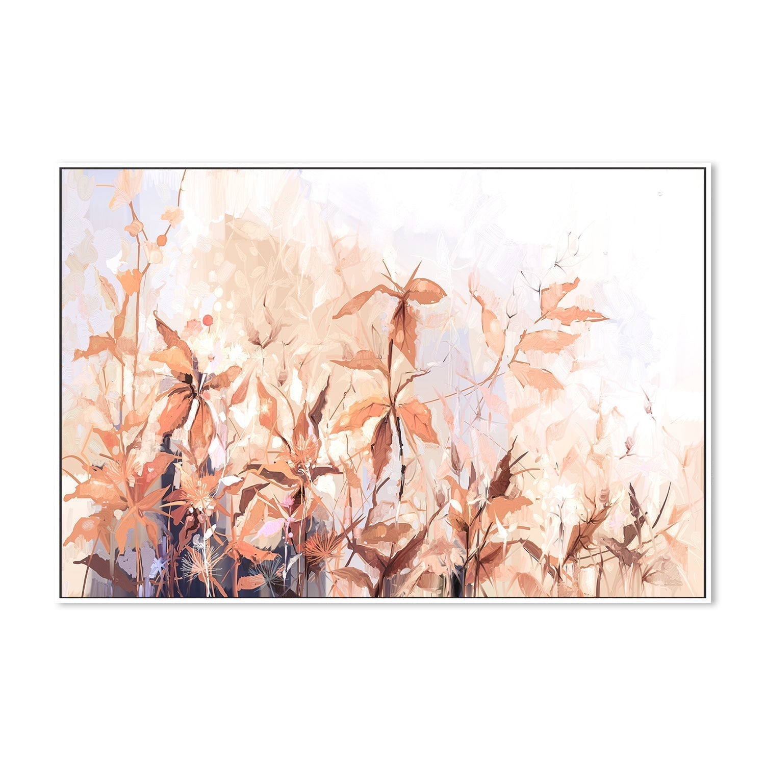 wall-art-print-canvas-poster-framed-Desert Leaves-by-Gioia Wall Art-Gioia Wall Art