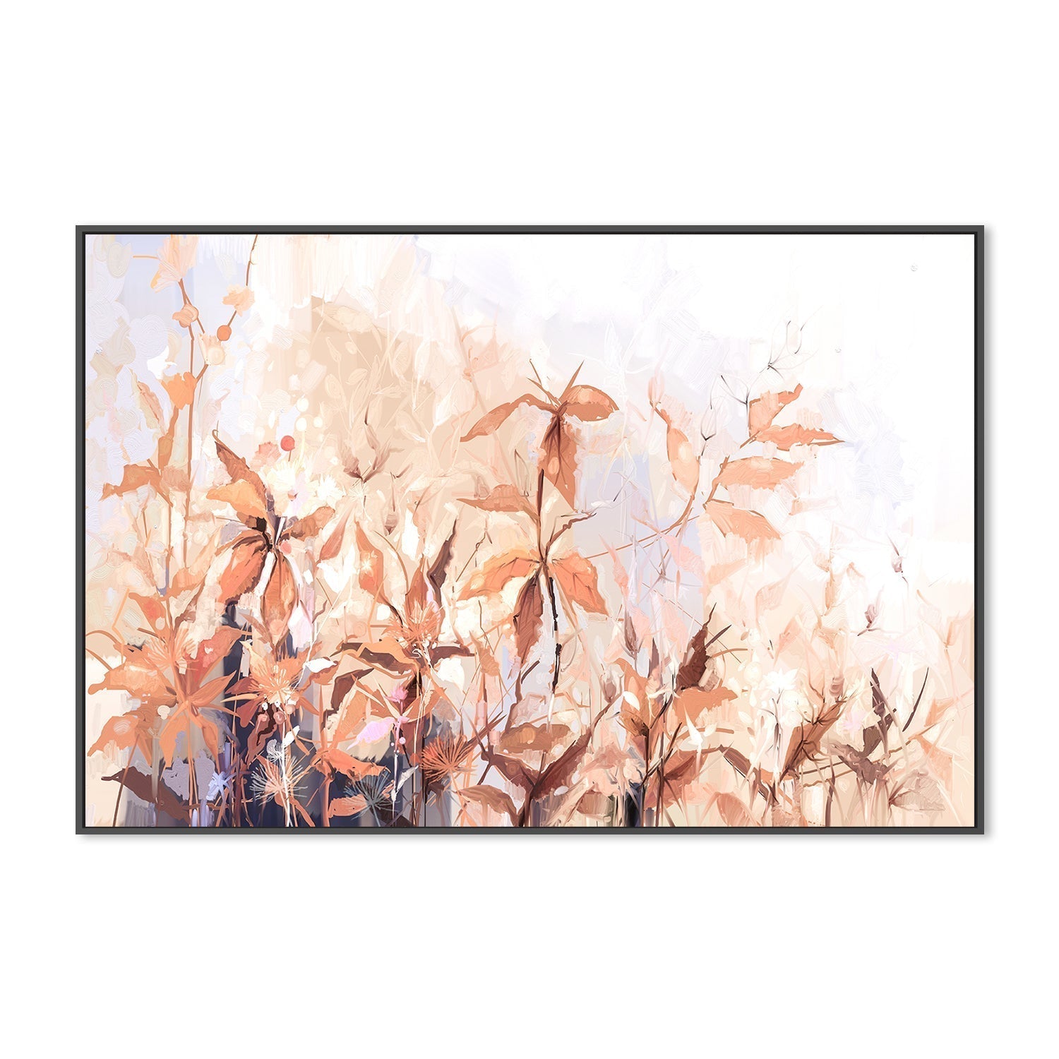 wall-art-print-canvas-poster-framed-Desert Leaves-by-Gioia Wall Art-Gioia Wall Art