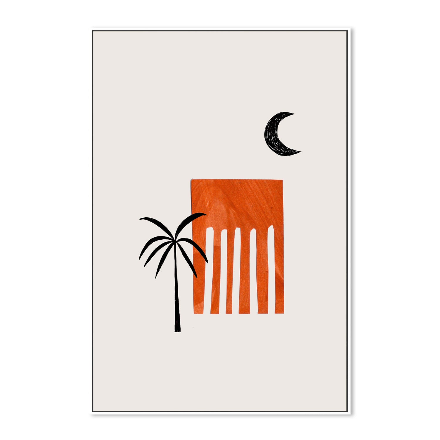 wall-art-print-canvas-poster-framed-Desert Ruin , By Ejaaz Haniff-GIOIA-WALL-ART