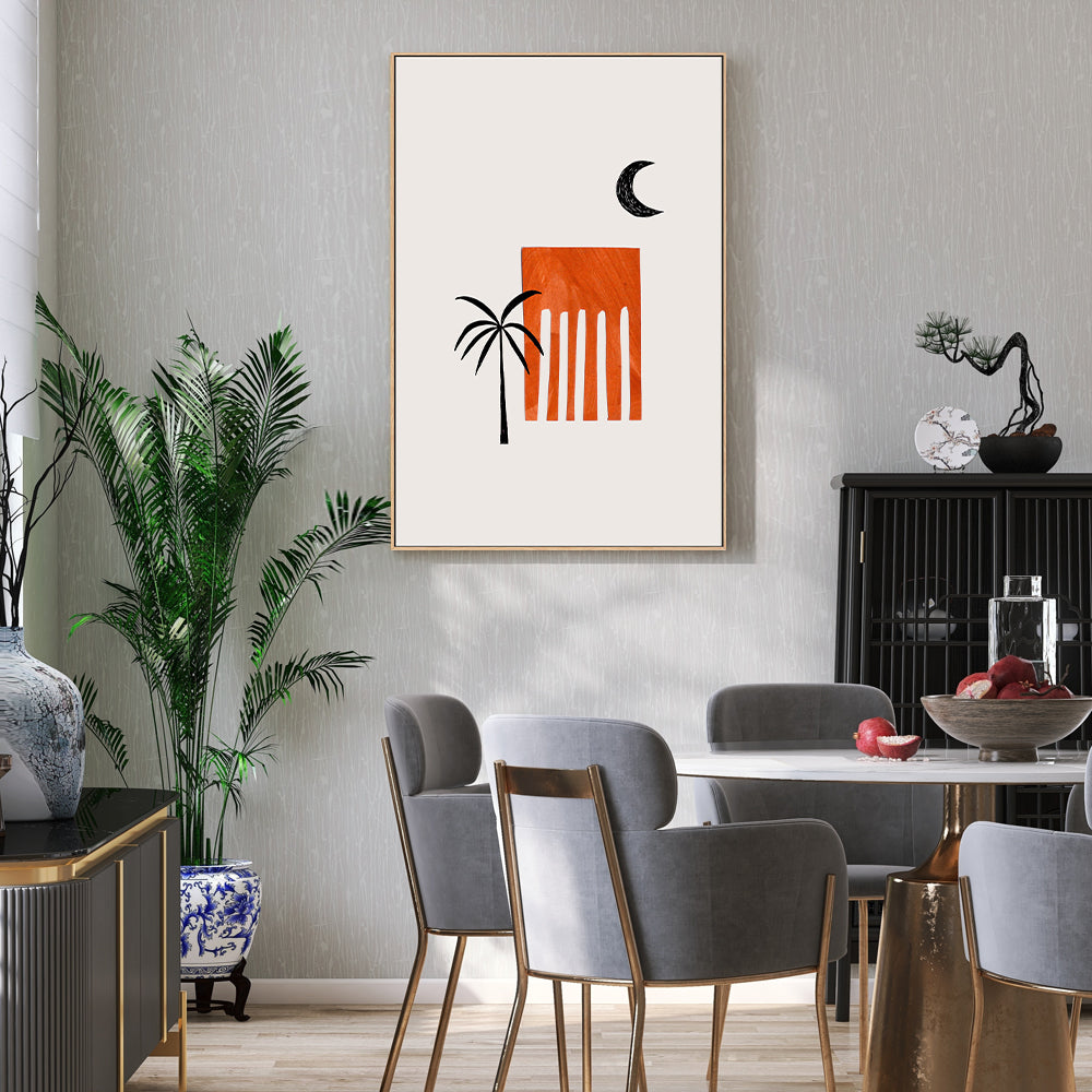 wall-art-print-canvas-poster-framed-Desert Ruin , By Ejaaz Haniff-GIOIA-WALL-ART