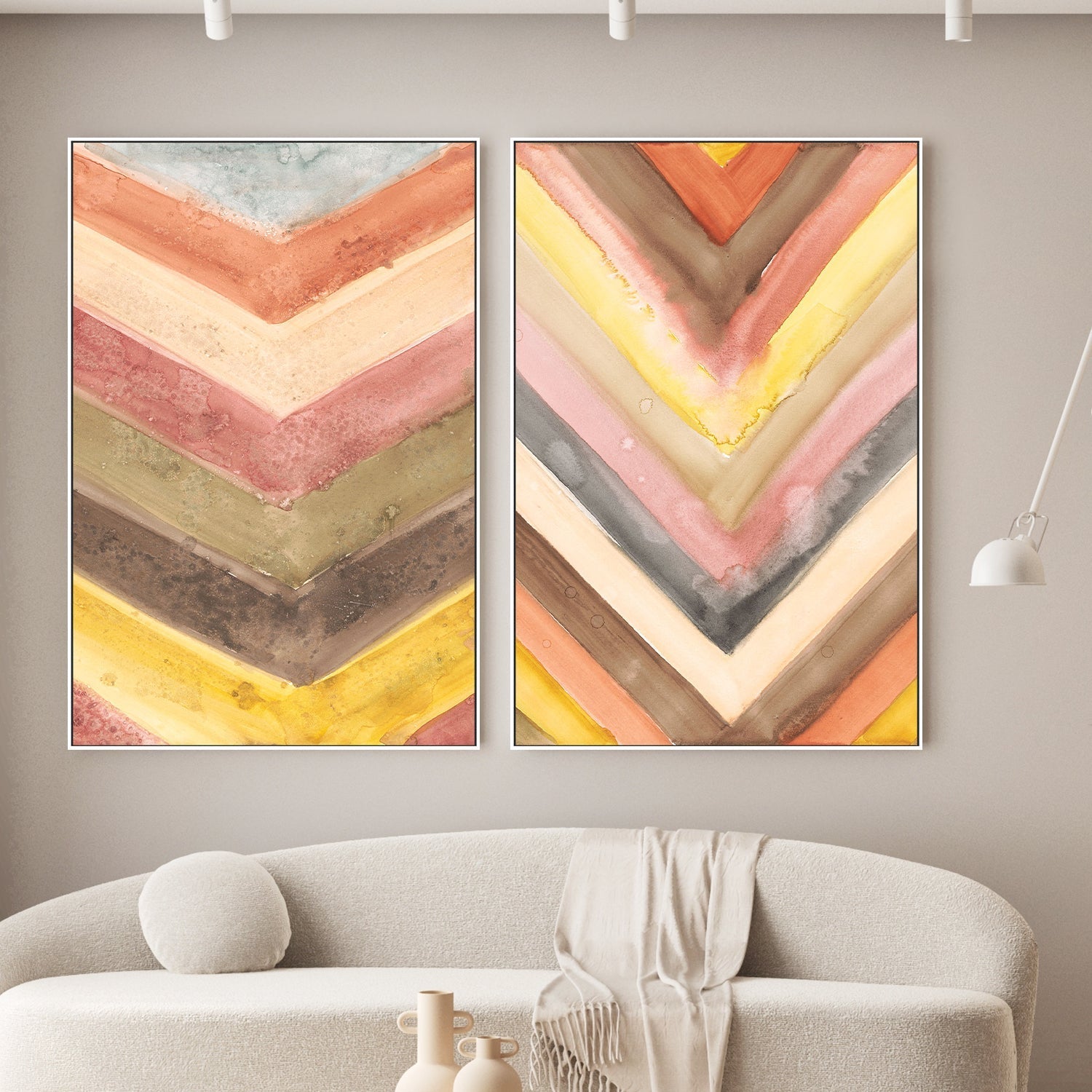 wall-art-print-canvas-poster-framed-Desert Vibes, Style A & B, Set Of 2 , By Aubrey-2