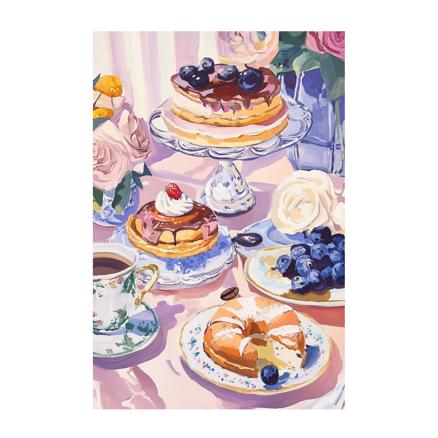 wall-art-print-canvas-poster-framed-Dessert Cafe , By Melloi Art Prints-1