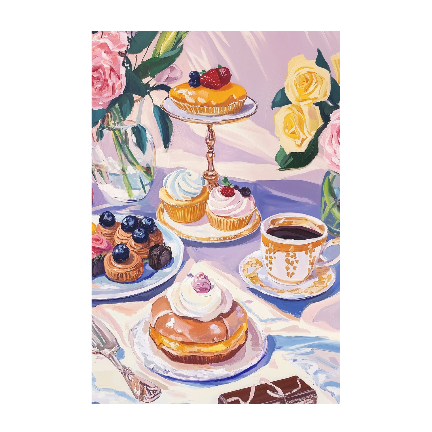 wall-art-print-canvas-poster-framed-Dessert Table-1