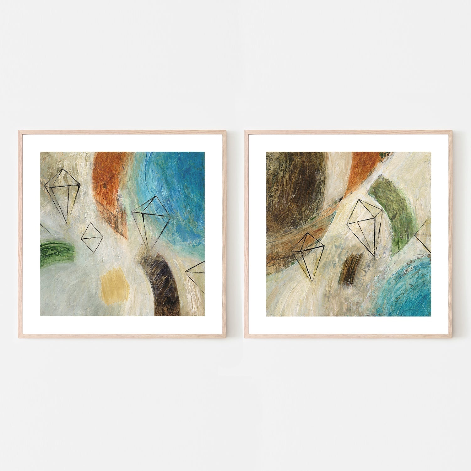 wall-art-print-canvas-poster-framed-Diamond in the Rough, Style A & B, Set Of 2 , By Chris Mills-6