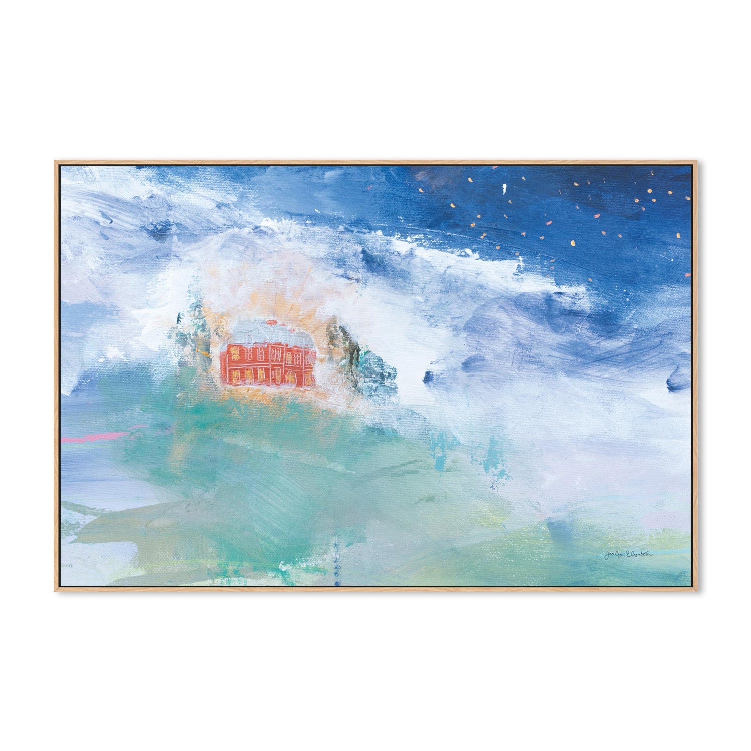 wall-art-print-canvas-poster-framed-Distant Chateau Crop-4