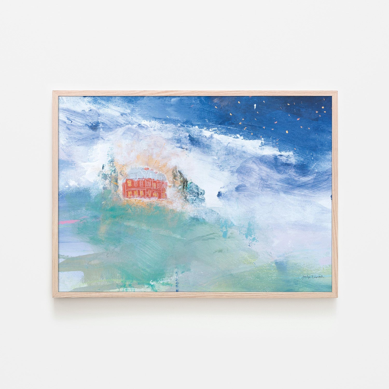 wall-art-print-canvas-poster-framed-Distant Chateau Crop-6