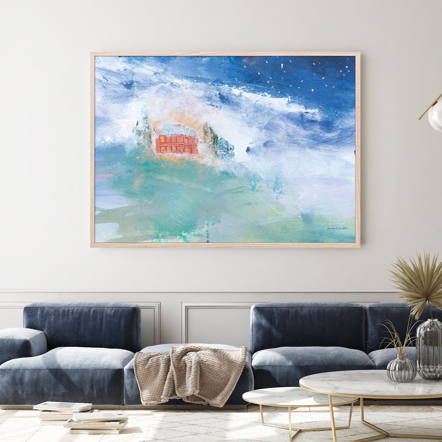 wall-art-print-canvas-poster-framed-Distant Chateau Crop-8