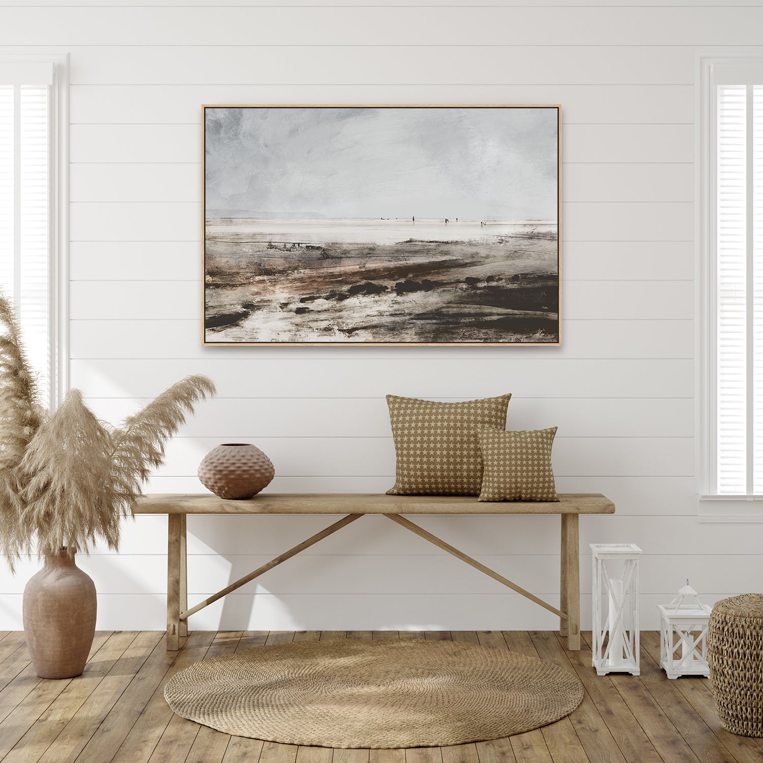 wall-art-print-canvas-poster-framed-Distant Shore , By Dan Hobday-by-Dan Hobday-Gioia Wall Art