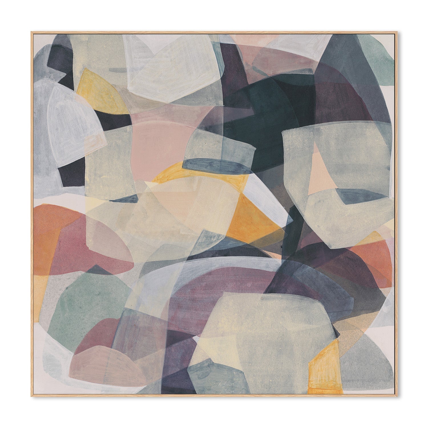 wall-art-print-canvas-poster-framed-Distorted Harmony, Style A-4