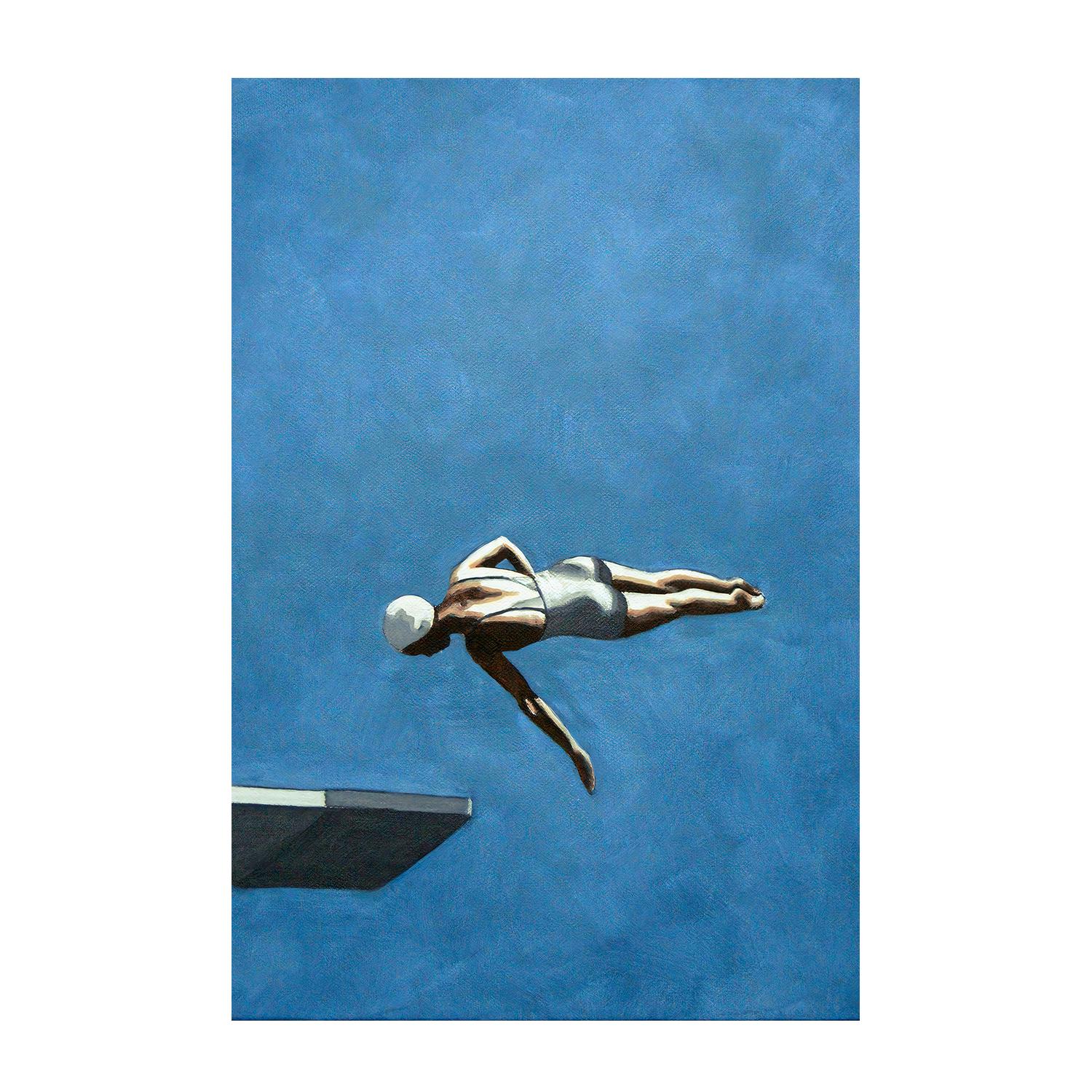 wall-art-print-canvas-poster-framed-Diver In Dark Sky , By Sarah Morrissette-1