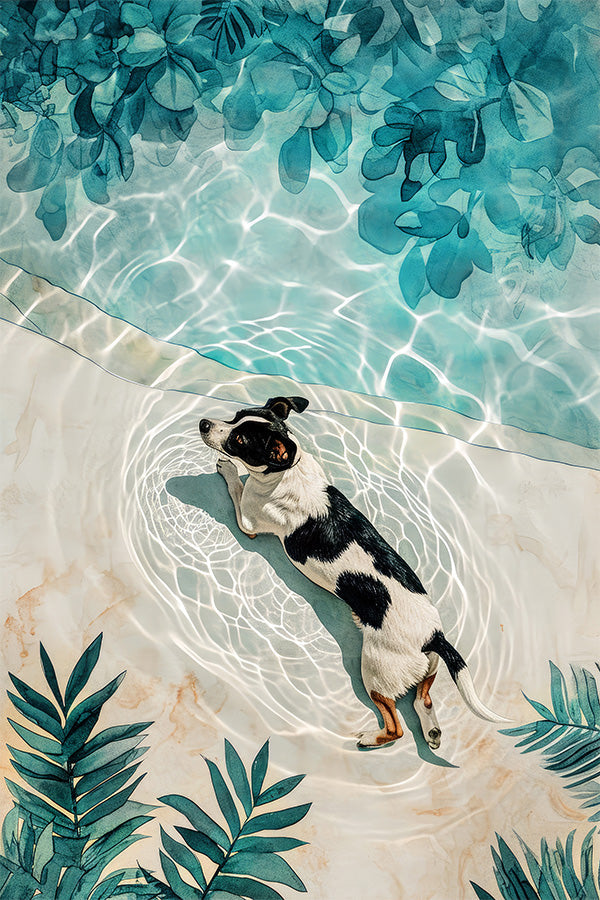 wall-art-print-canvas-poster-framed-Dogs Life-1