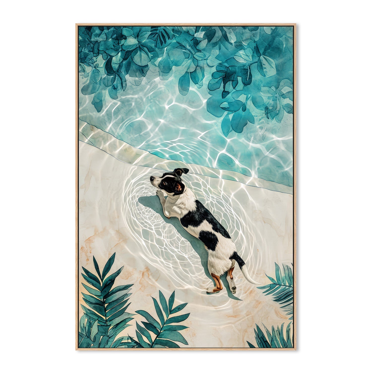 wall-art-print-canvas-poster-framed-Dogs Life-4