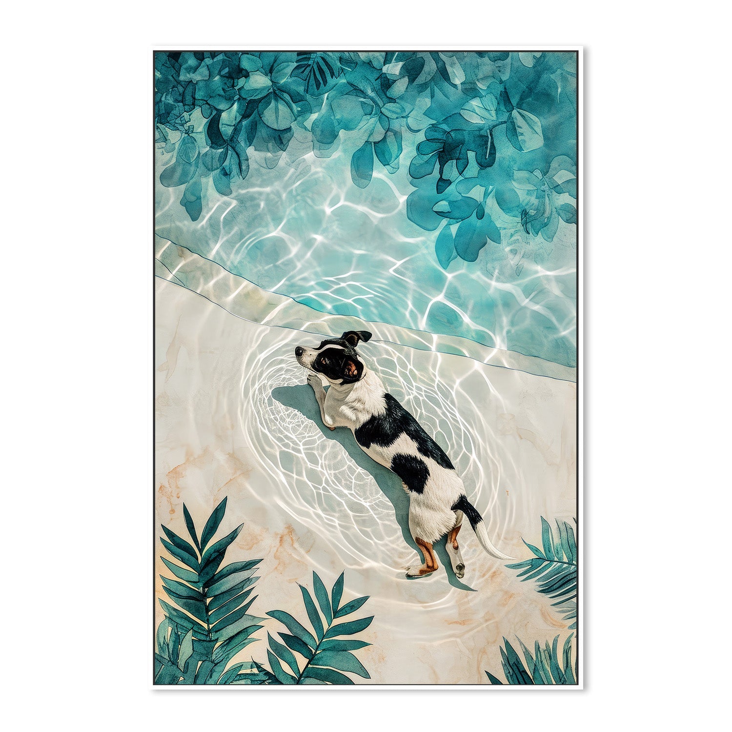 wall-art-print-canvas-poster-framed-Dogs Life-5