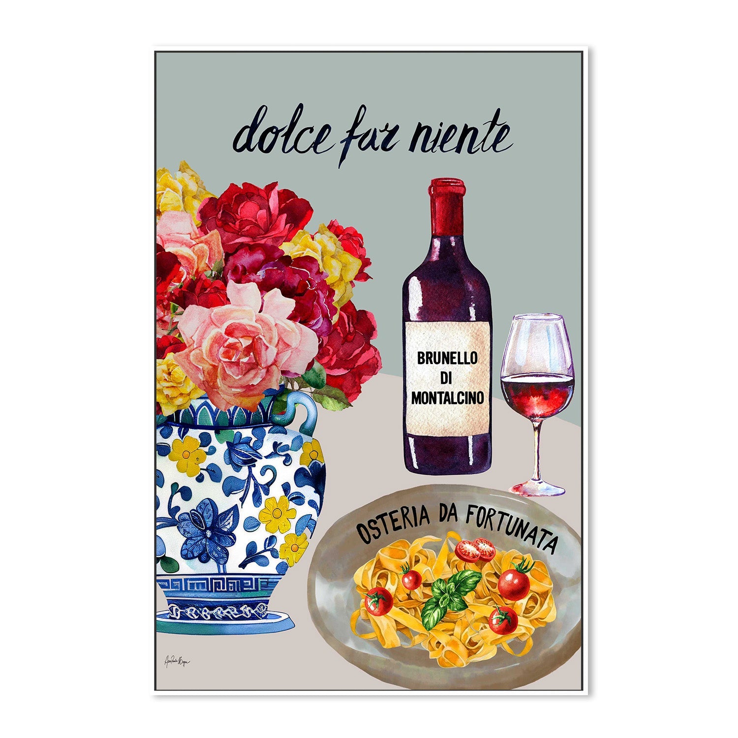 wall-art-print-canvas-poster-framed-dolce far niente-5