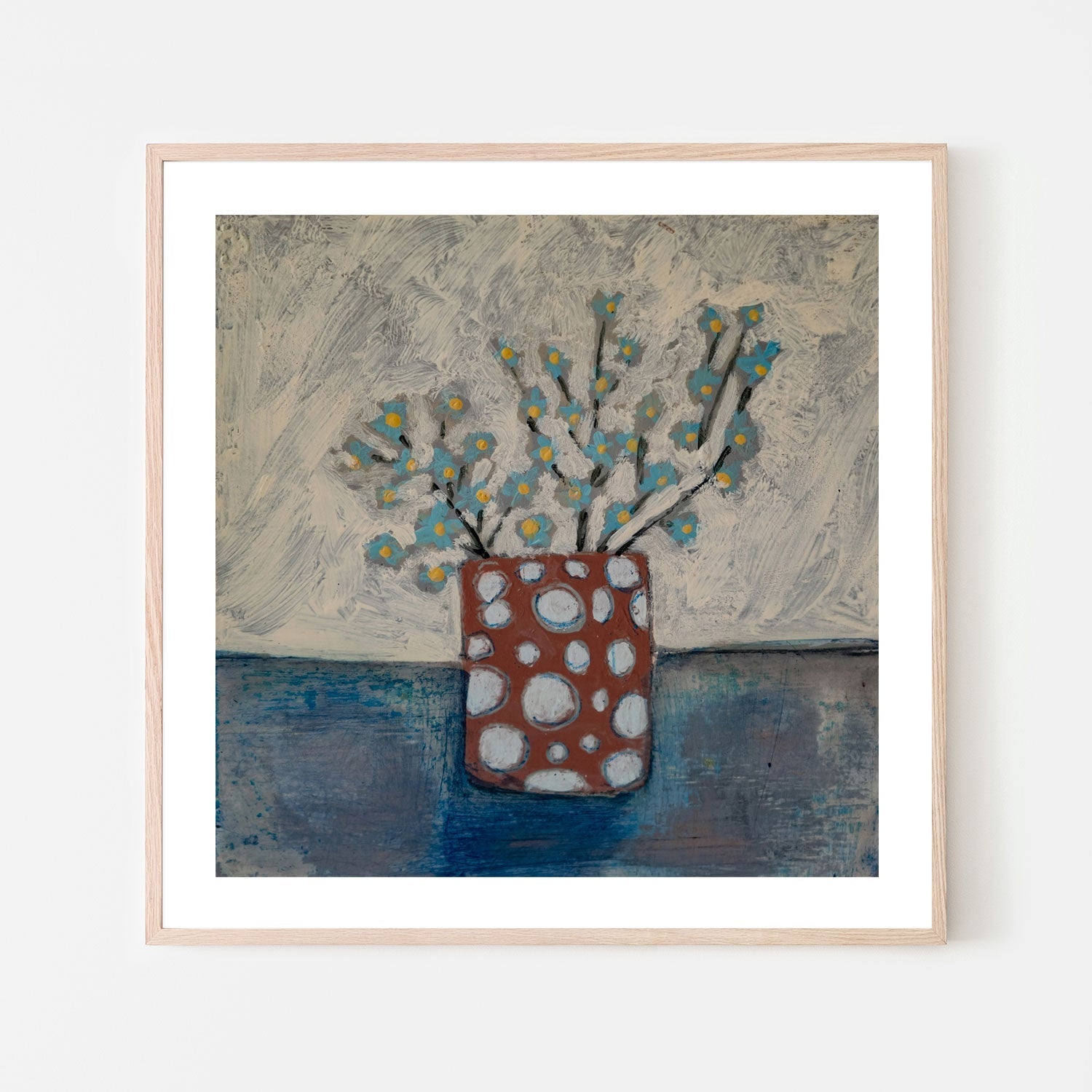 wall-art-print-canvas-poster-framed-Dotty Vase , By Louise O'hara-6