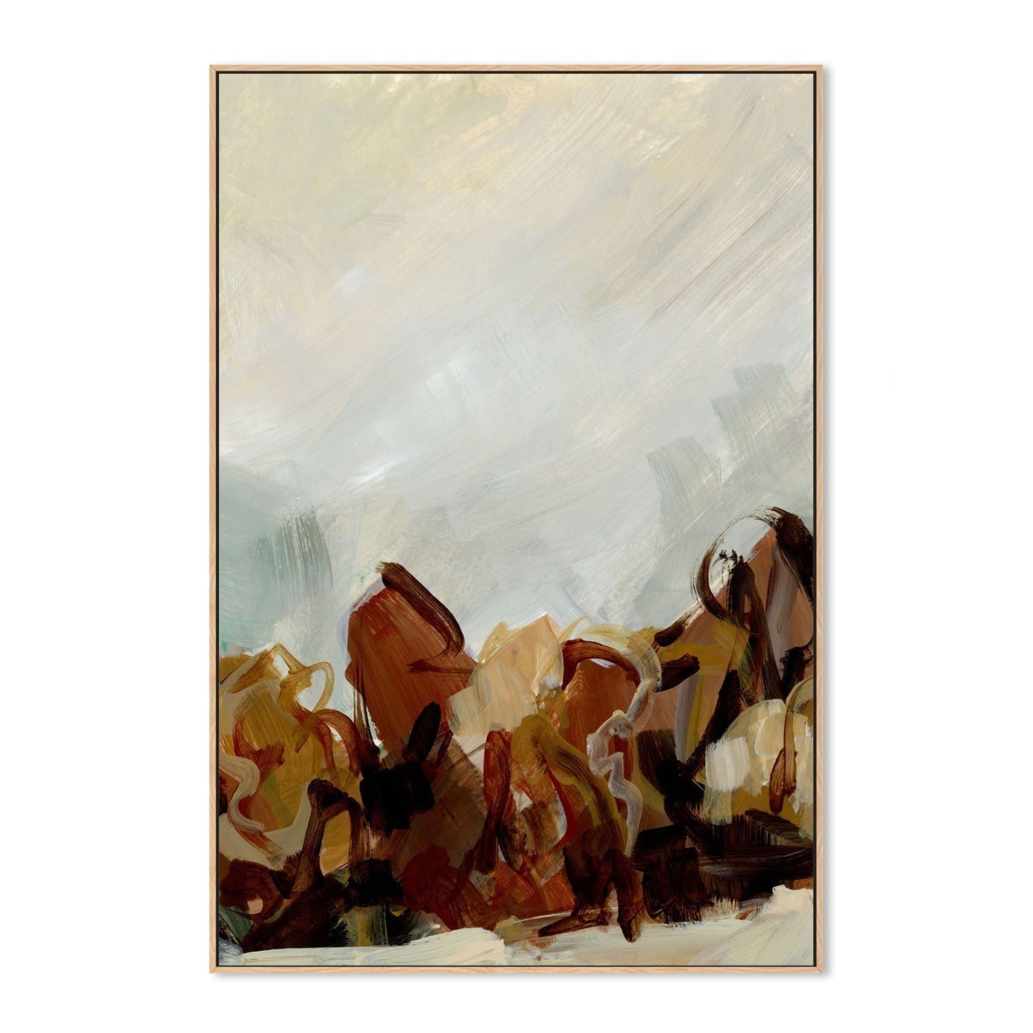 wall-art-print-canvas-poster-framed-Down To Earth, Style I-by-Emily Wood-Gioia Wall Art