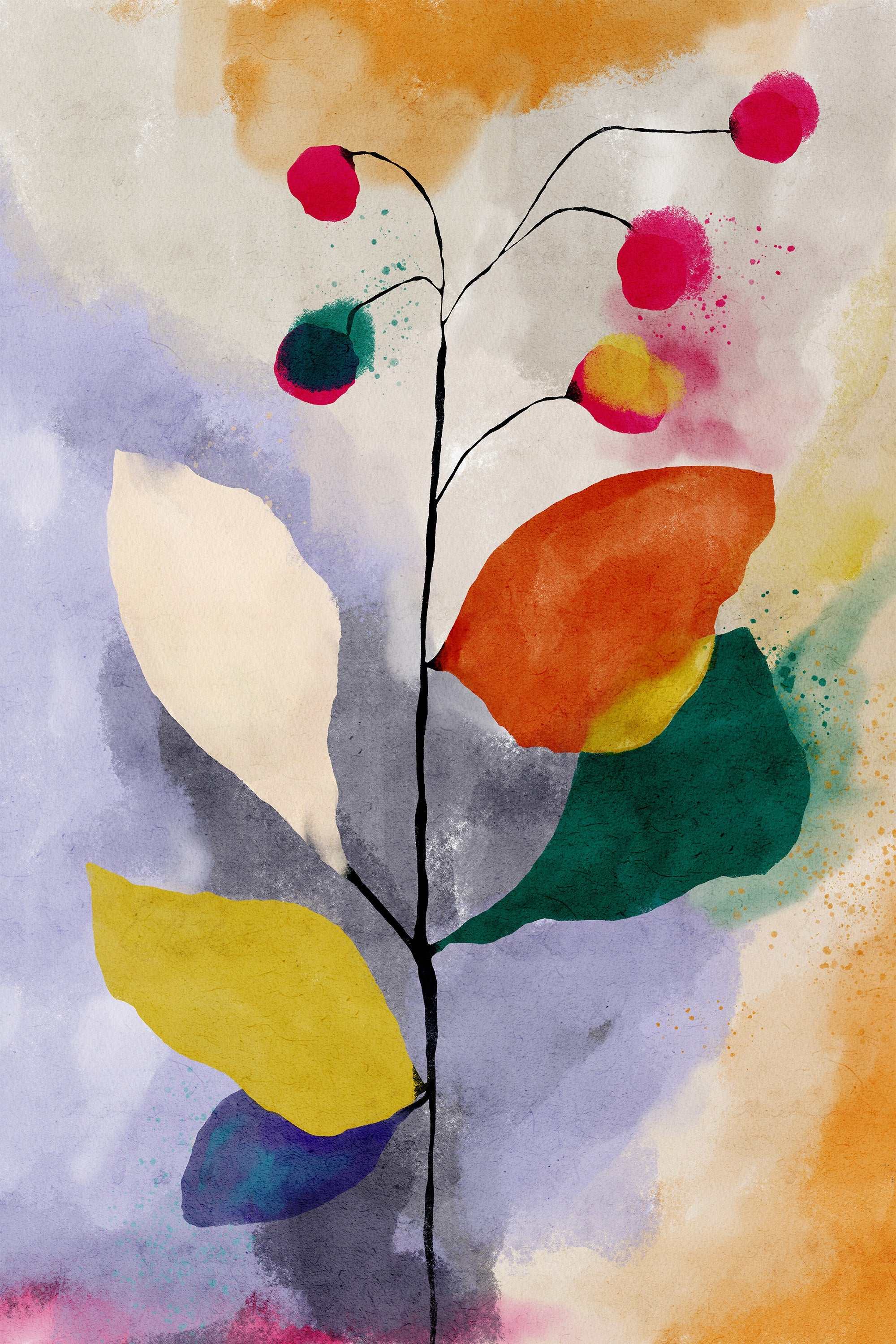 wall-art-print-canvas-poster-framed-Dreamer Plant-1