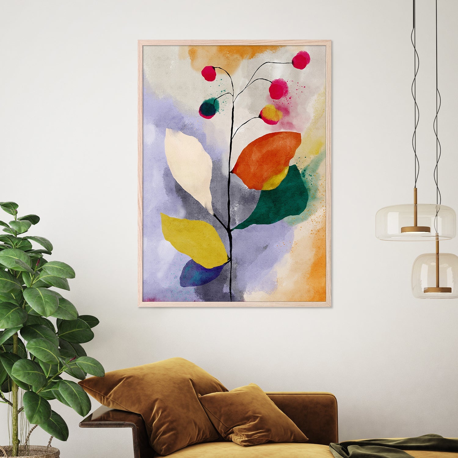 wall-art-print-canvas-poster-framed-Dreamer Plant-2