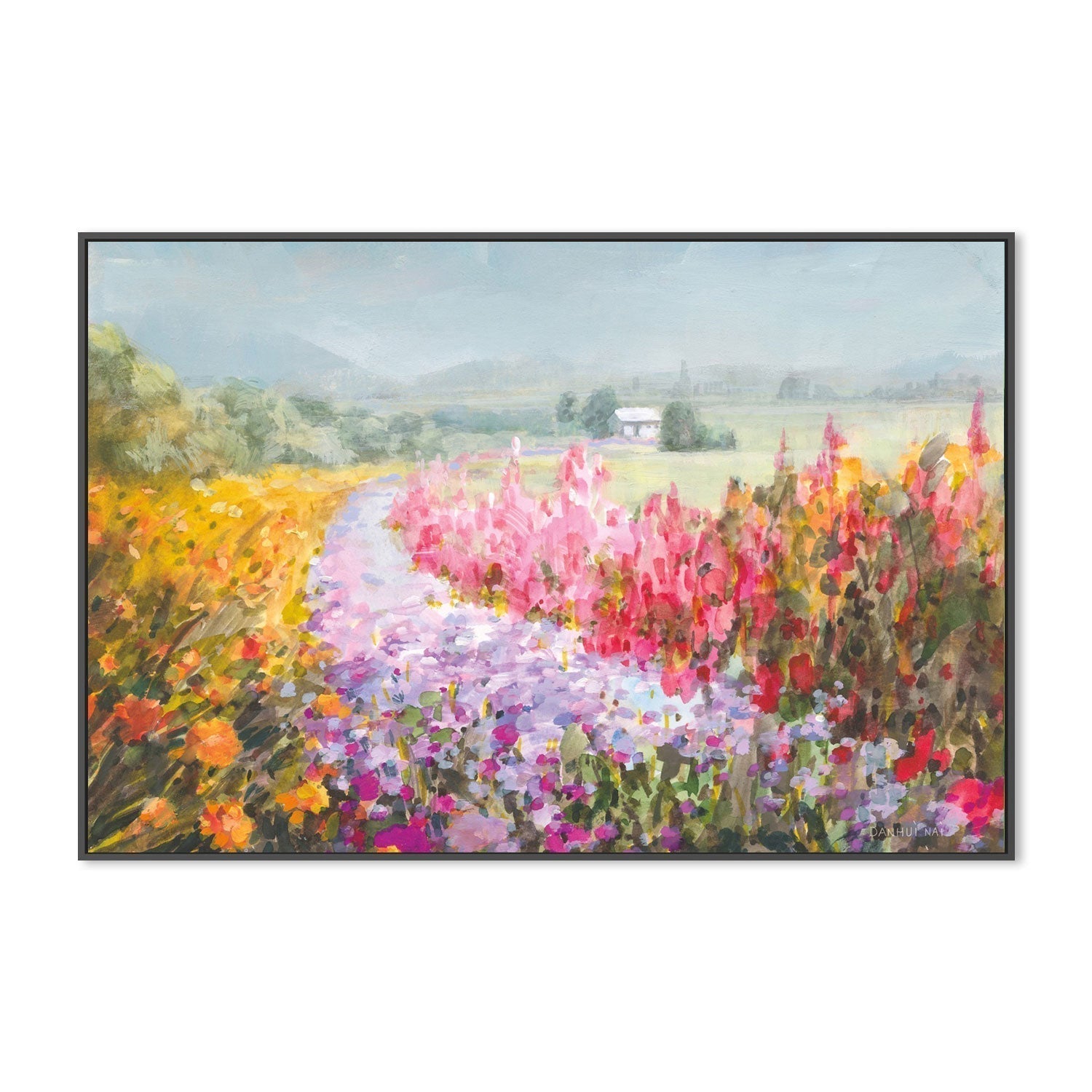 wall-art-print-canvas-poster-framed-Drift Garden-by-Danhui Nai-Gioia Wall Art