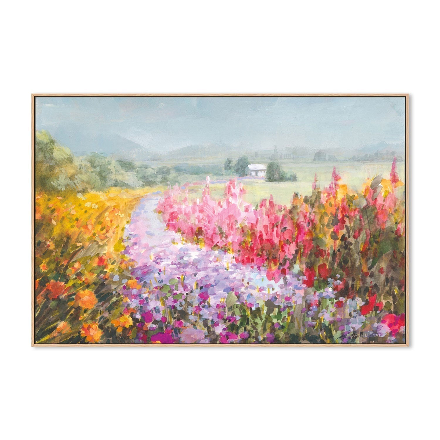 wall-art-print-canvas-poster-framed-Drift Garden-by-Danhui Nai-Gioia Wall Art