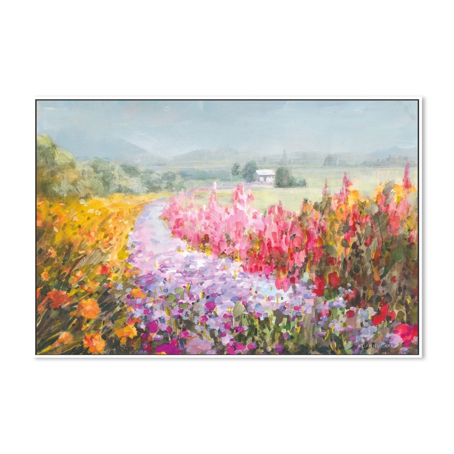 wall-art-print-canvas-poster-framed-Drift Garden-by-Danhui Nai-Gioia Wall Art