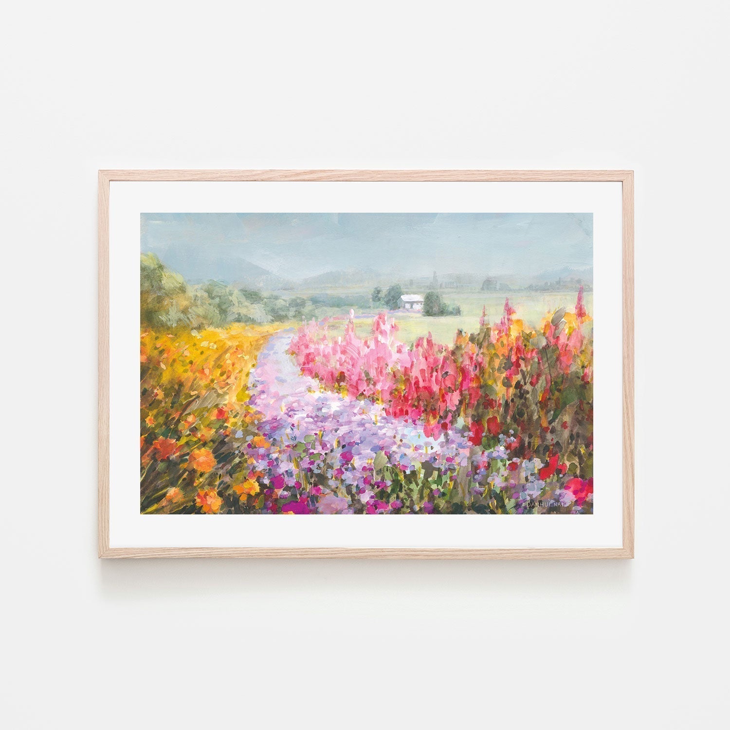 wall-art-print-canvas-poster-framed-Drift Garden-by-Danhui Nai-Gioia Wall Art