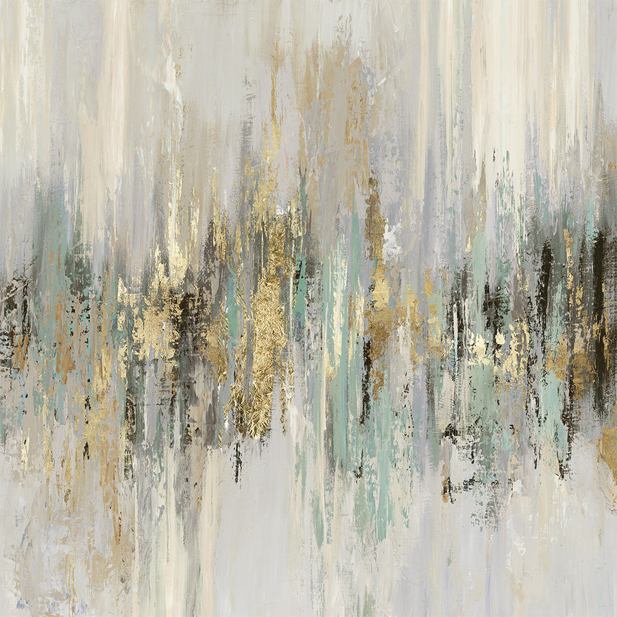 wall-art-print-canvas-poster-framed-Dripping Gold, Style B-1