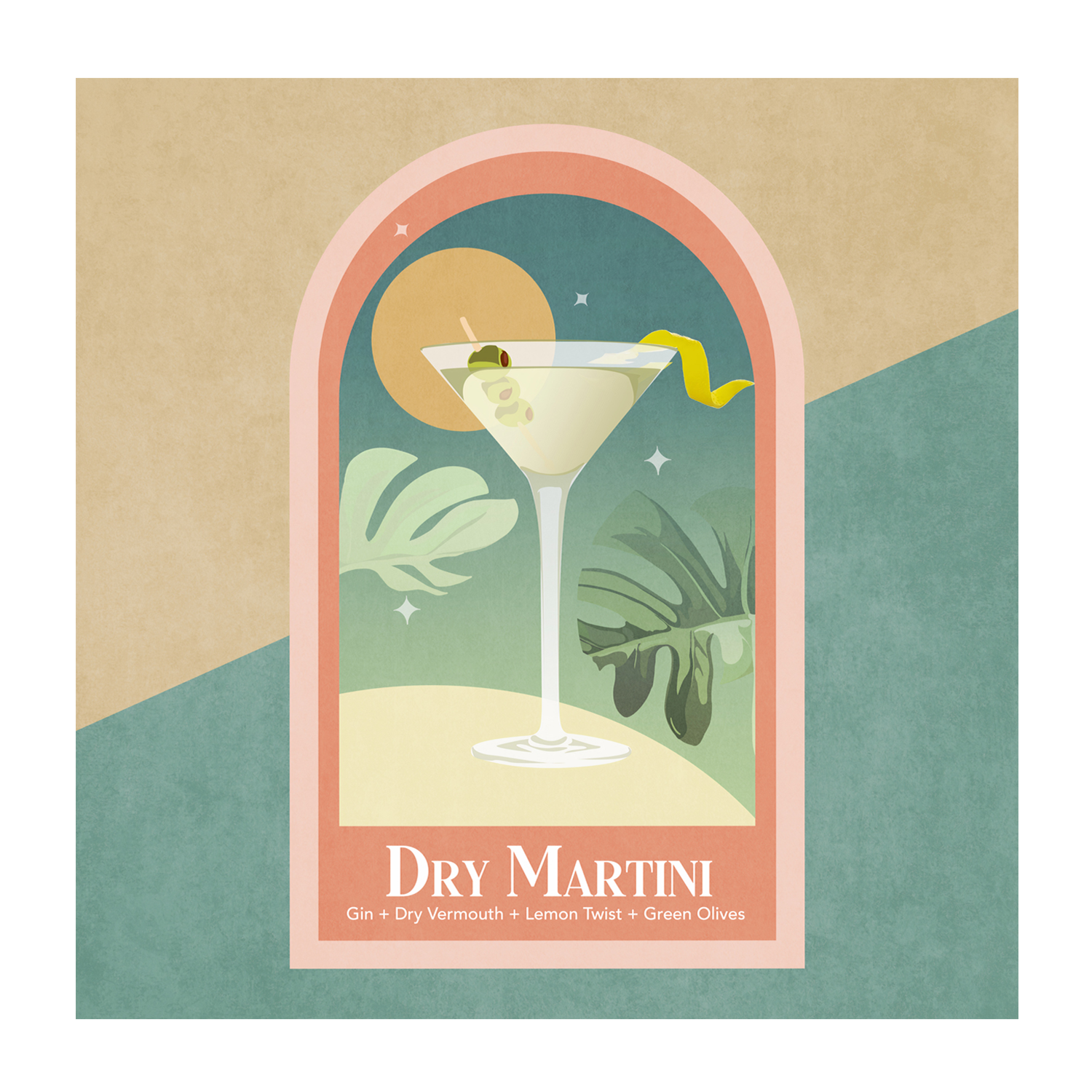 wall-art-print-canvas-poster-framed-Dry Martini , By Emel Tunaboylu-GIOIA-WALL-ART