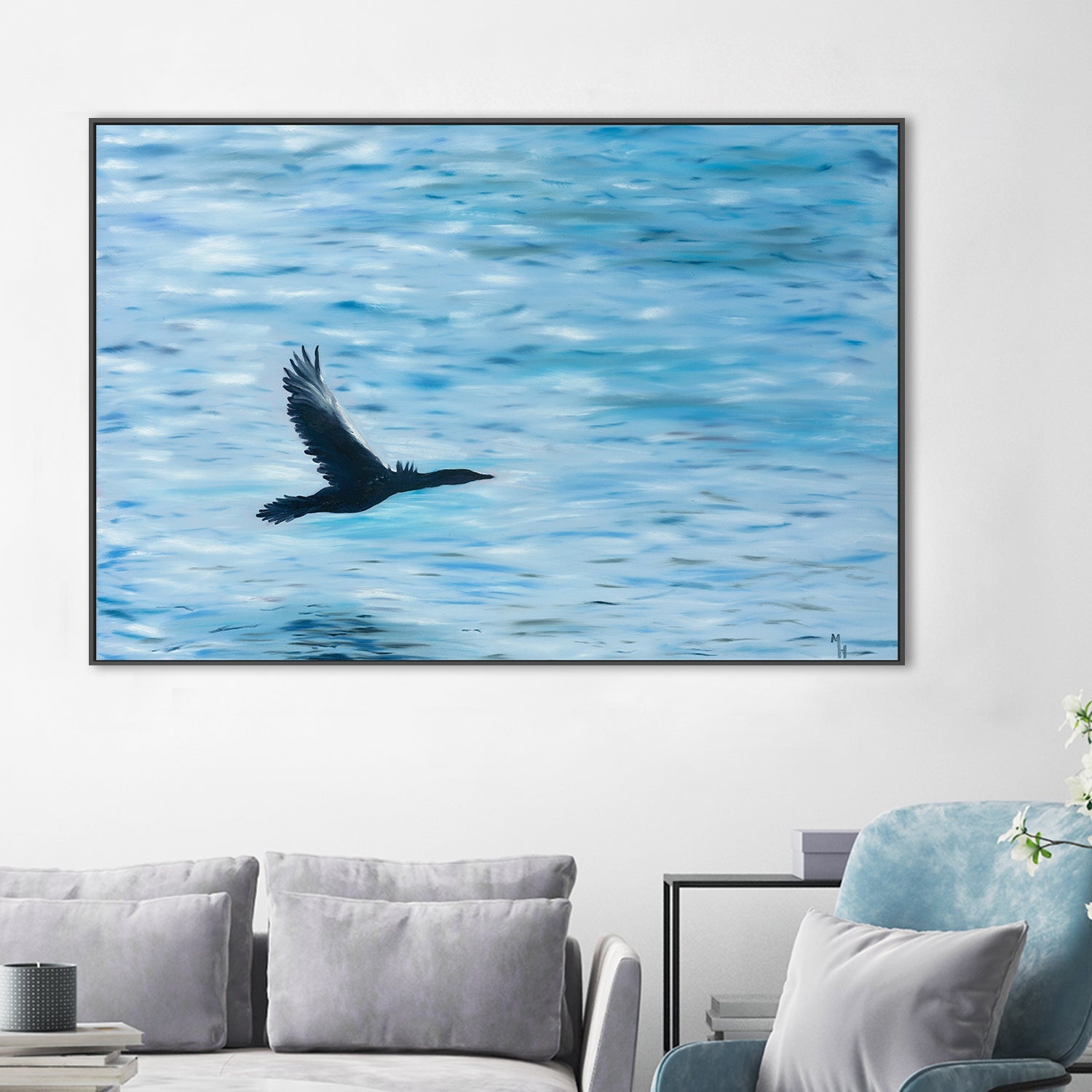 wall-art-print-canvas-poster-framed-Duck at Wivenhoe-2