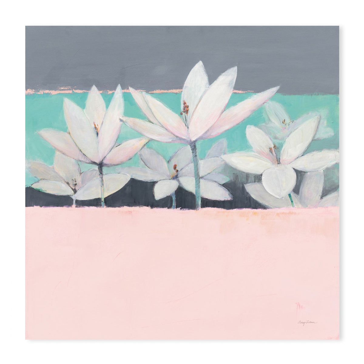 wall-art-print-canvas-poster-framed-Dusty Pink Flowers , By Avery Tilmon-GIOIA-WALL-ART