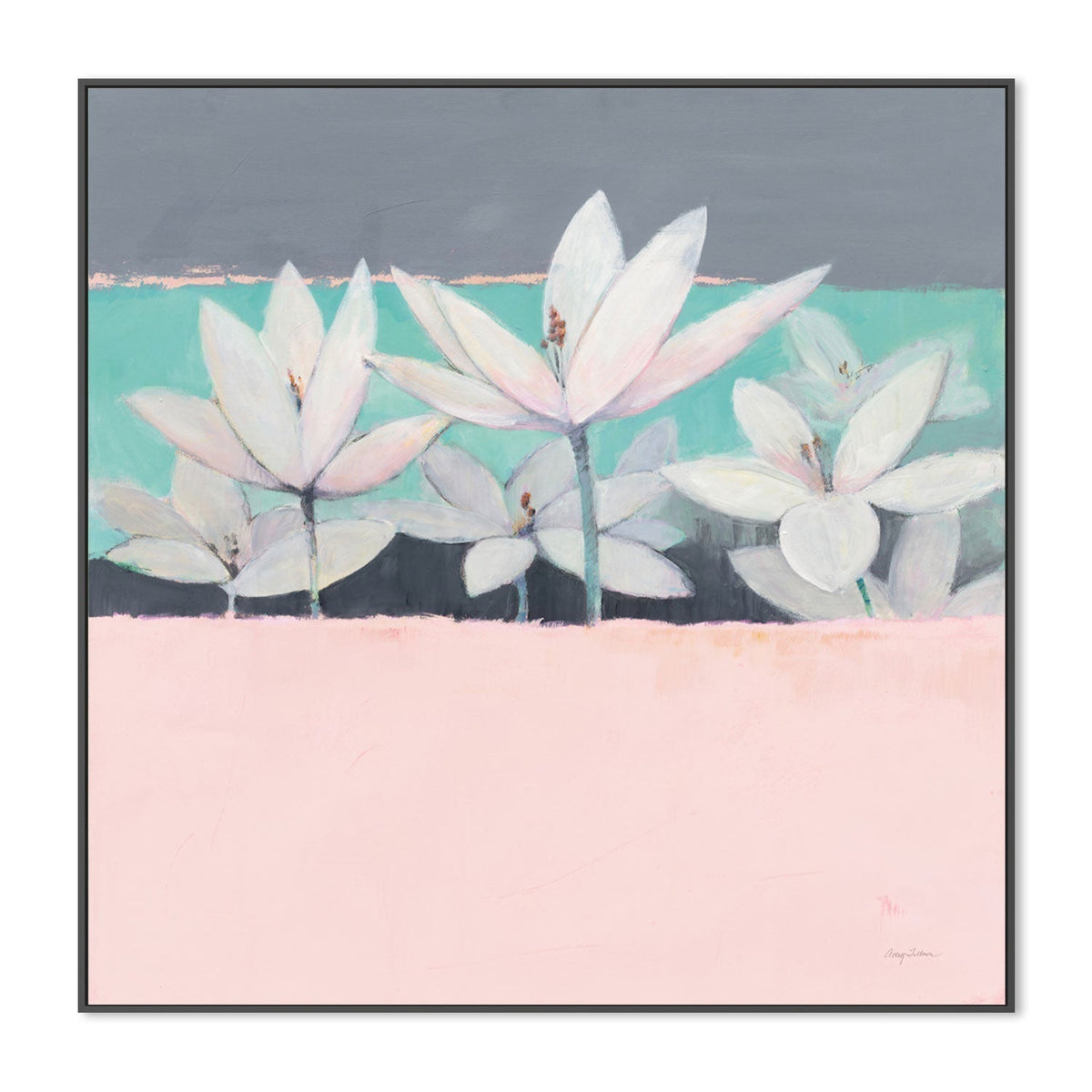 wall-art-print-canvas-poster-framed-Dusty Pink Flowers , By Avery Tilmon-GIOIA-WALL-ART