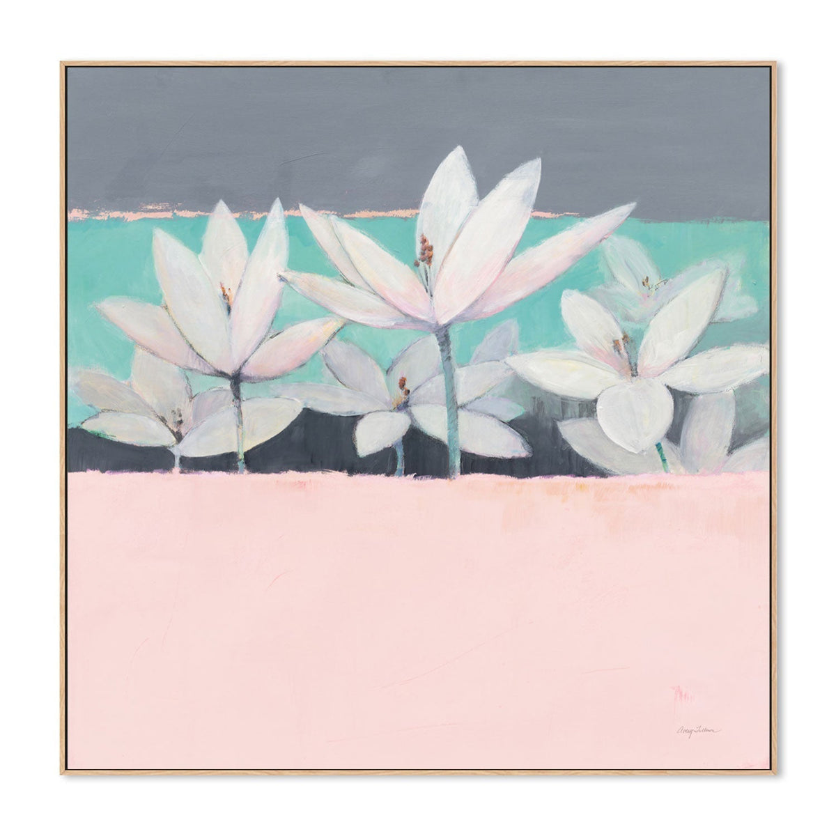 wall-art-print-canvas-poster-framed-Dusty Pink Flowers , By Avery Tilmon-GIOIA-WALL-ART