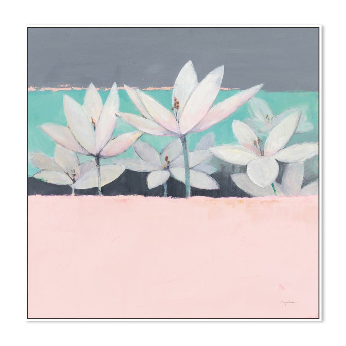 wall-art-print-canvas-poster-framed-Dusty Pink Flowers , By Avery Tilmon-GIOIA-WALL-ART