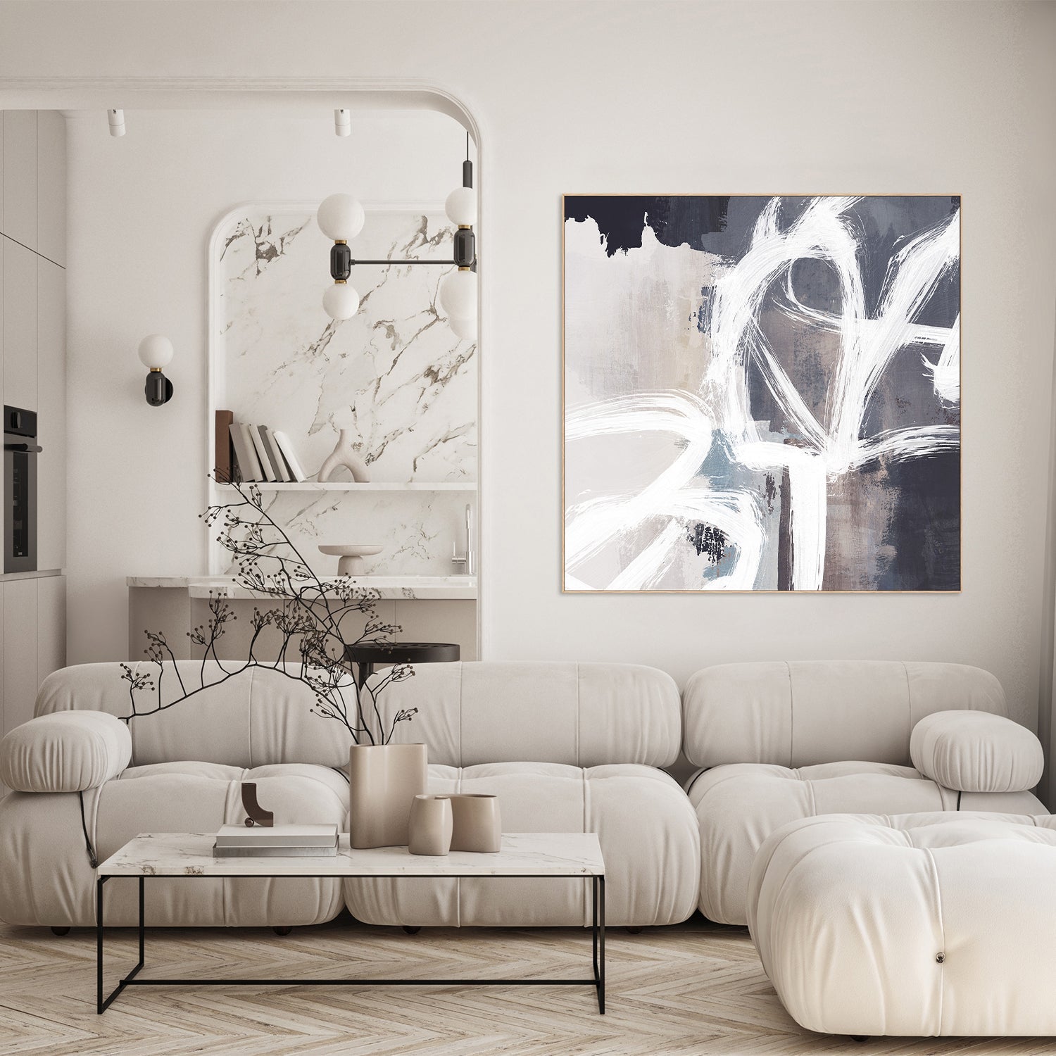 wall-art-print-canvas-poster-framed-Dynamism, Style A-9
