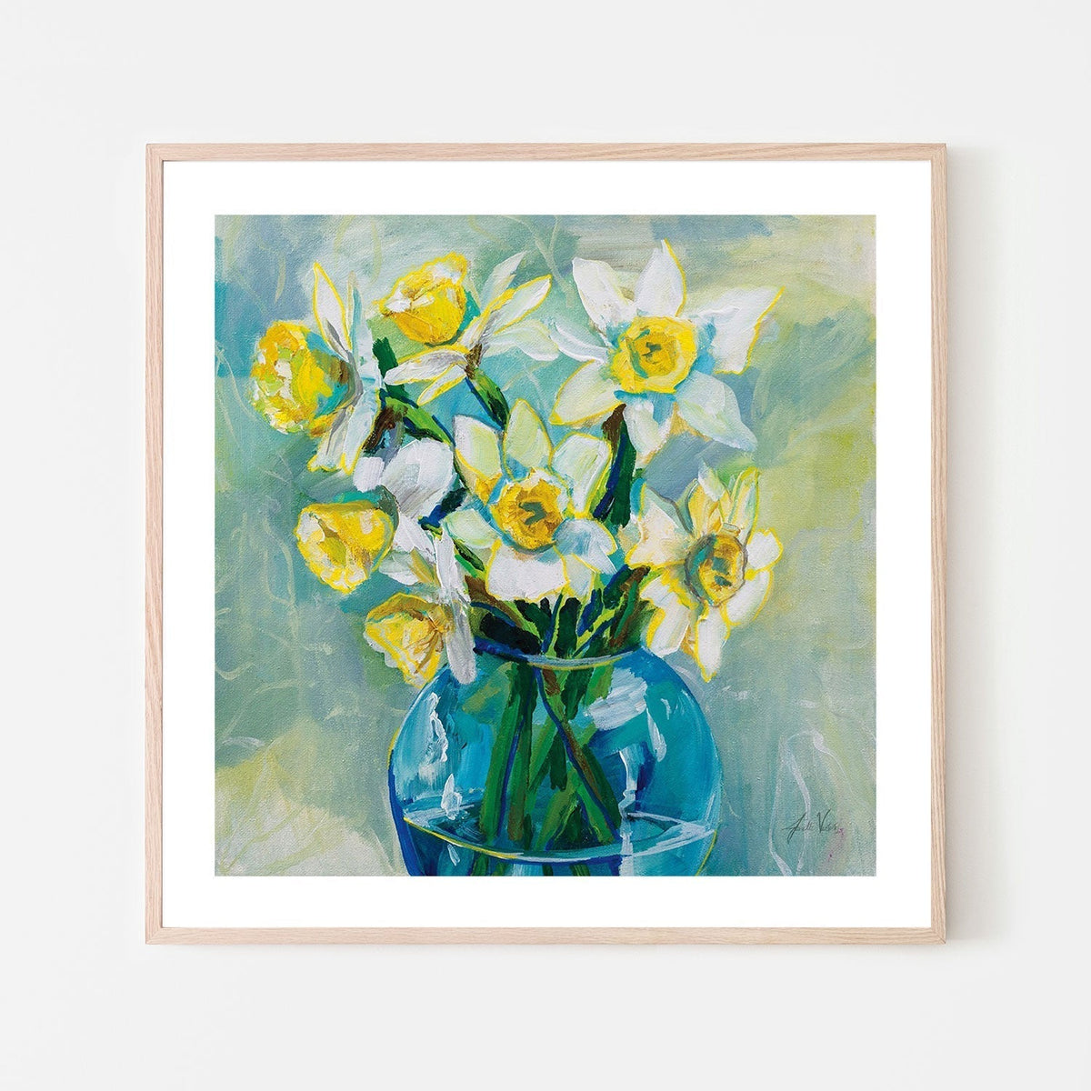 wall-art-print-canvas-poster-framed-Early Blooms-by-Jeanette Vertentes-Gioia Wall Art