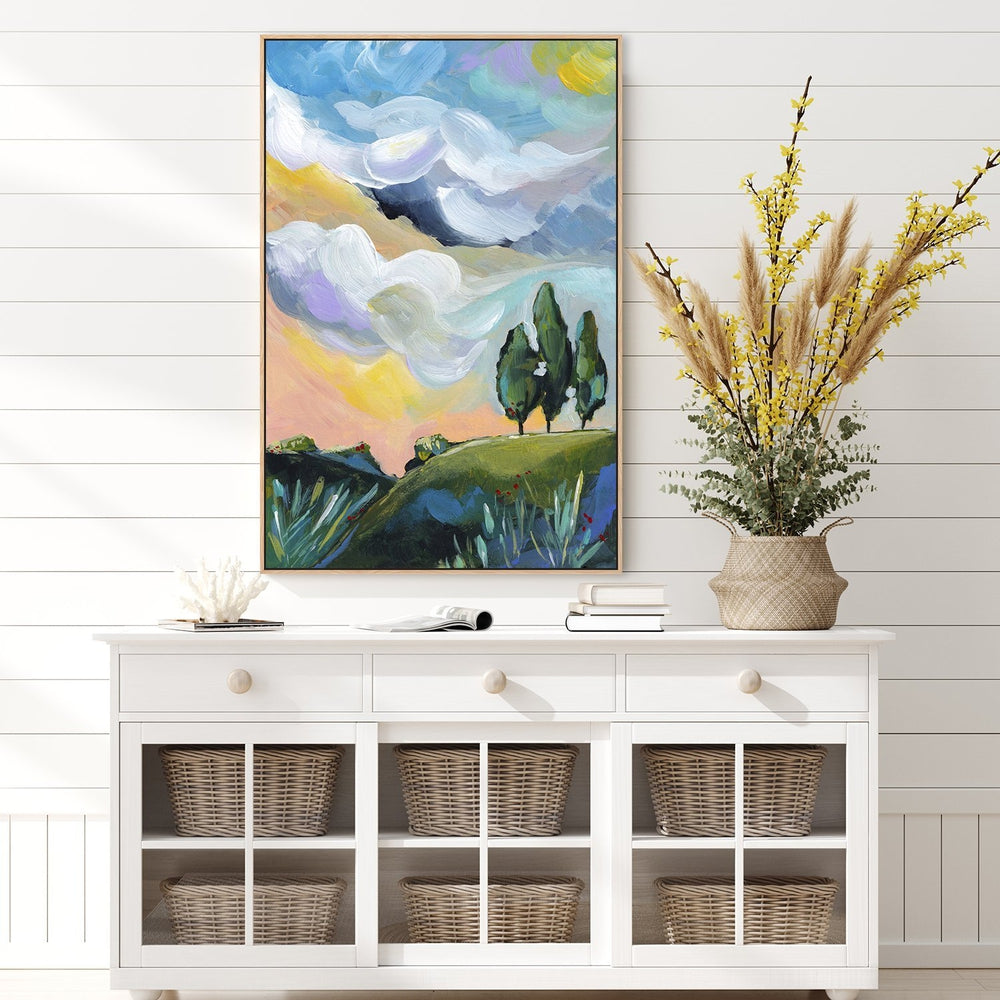 wall-art-print-canvas-poster-framed-Early One Morning I Saw-by-Lia Nell-Gioia Wall Art