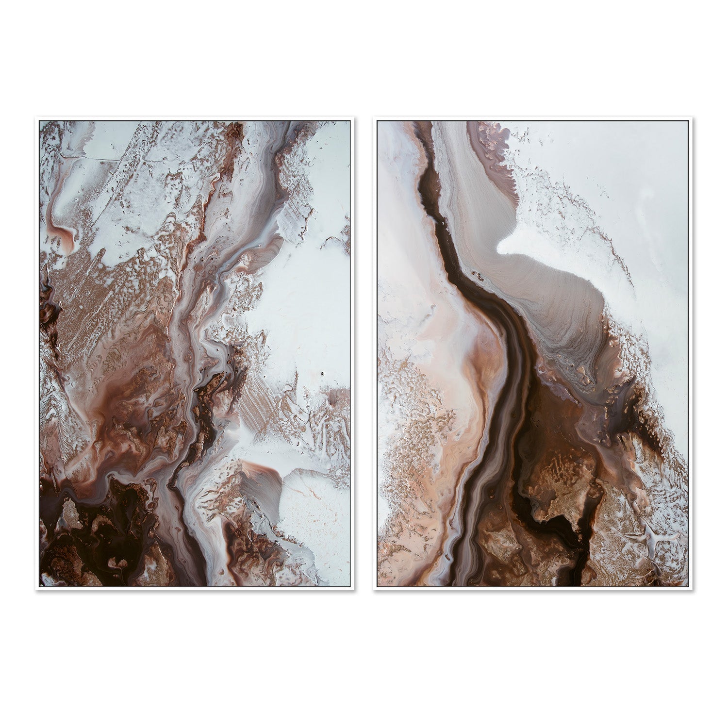 wall-art-print-canvas-poster-framed-Earthly Currents, Style A & B, Set Of 2 , By Petra Meikle-5