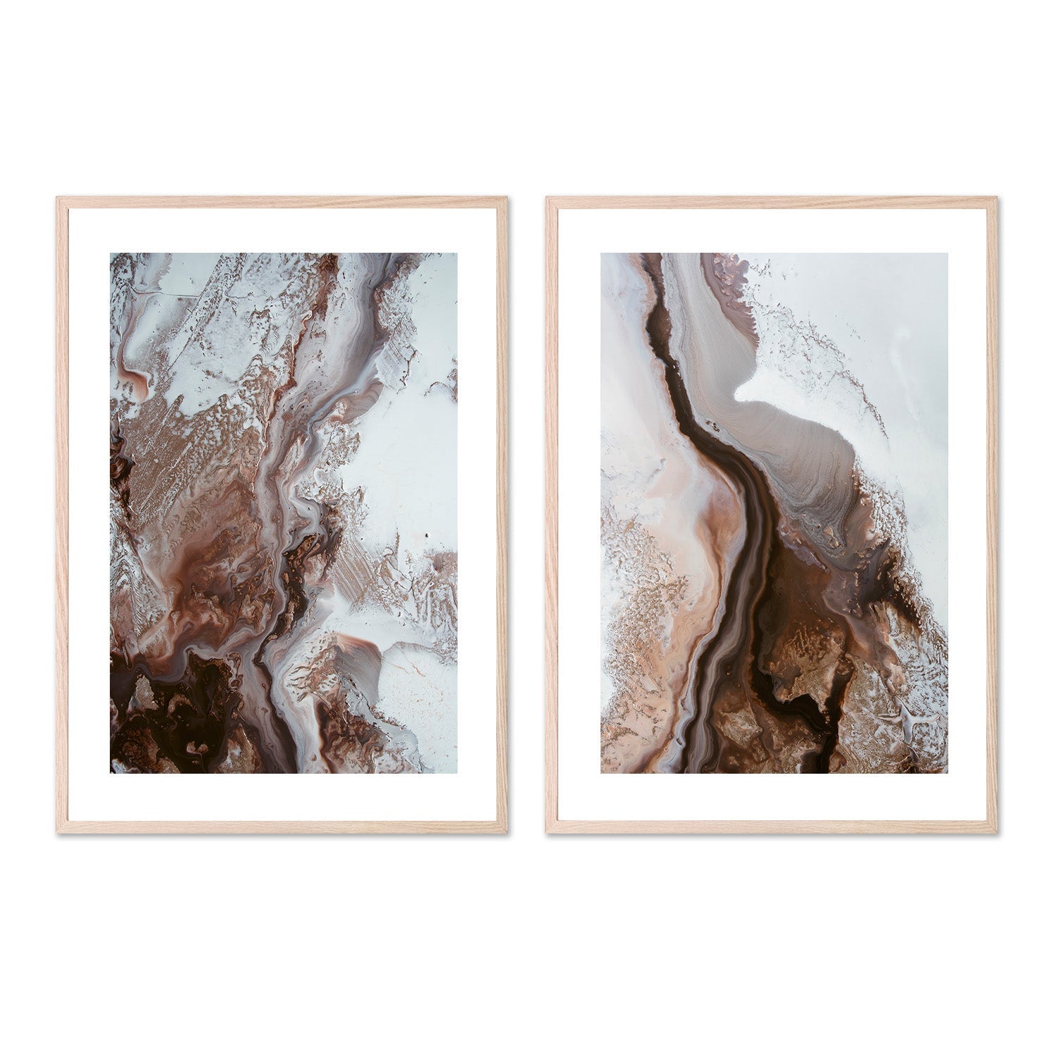 wall-art-print-canvas-poster-framed-Earthly Currents, Style A & B, Set Of 2 , By Petra Meikle-6