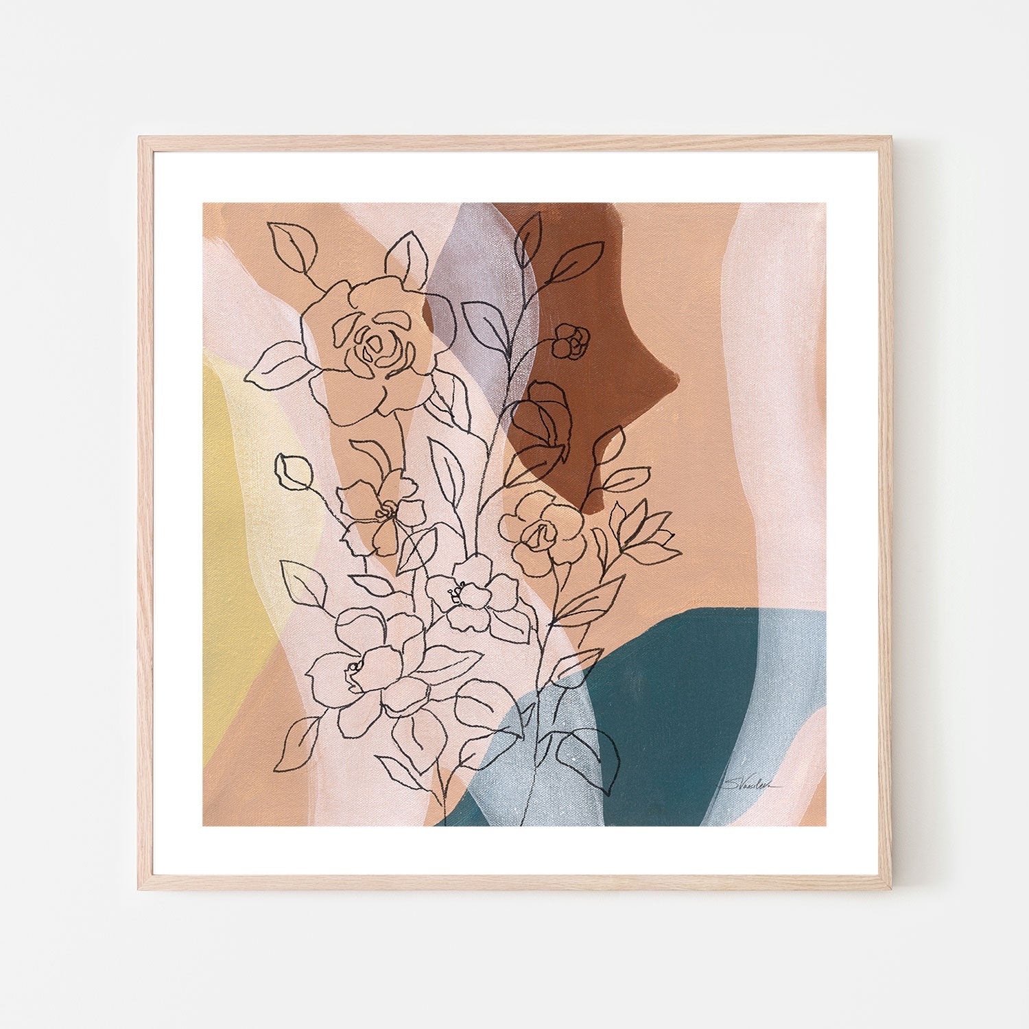 wall-art-print-canvas-poster-framed-Earthy Boho Lace, Style A-by-Silvia Vassileva-Gioia Wall Art