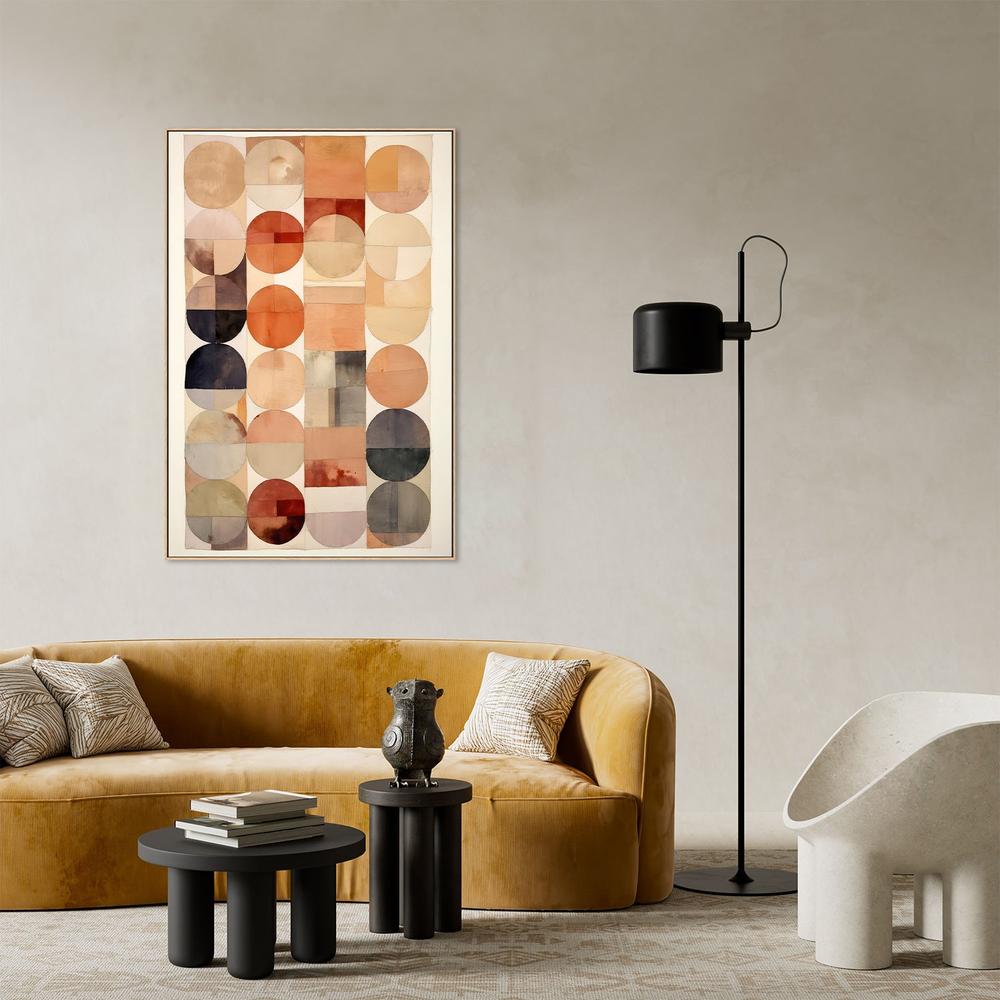 wall-art-print-canvas-poster-framed-Earthy Geometric Flow-9