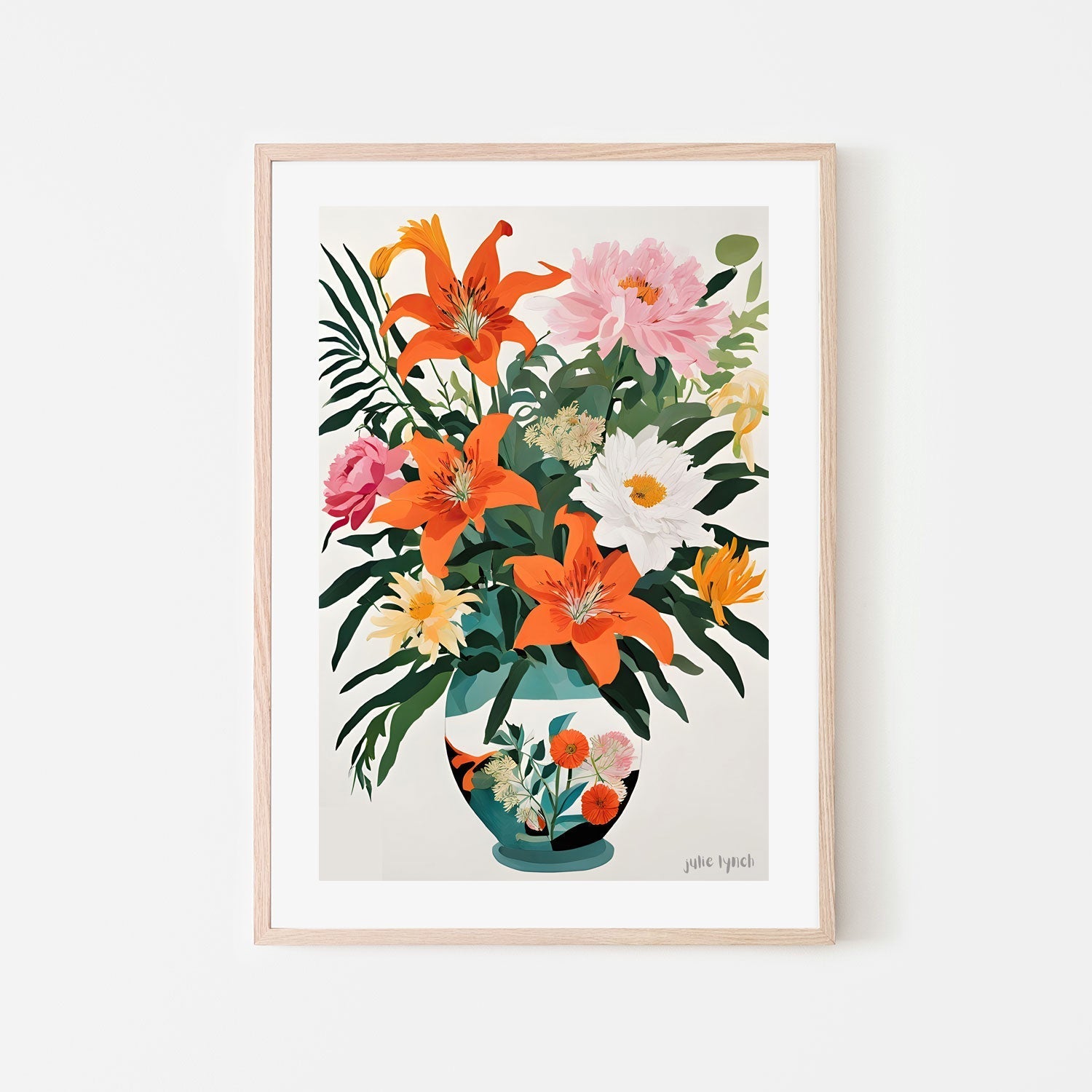 wall-art-print-canvas-poster-framed-Eastern Blooms , By Julie Lynch-6