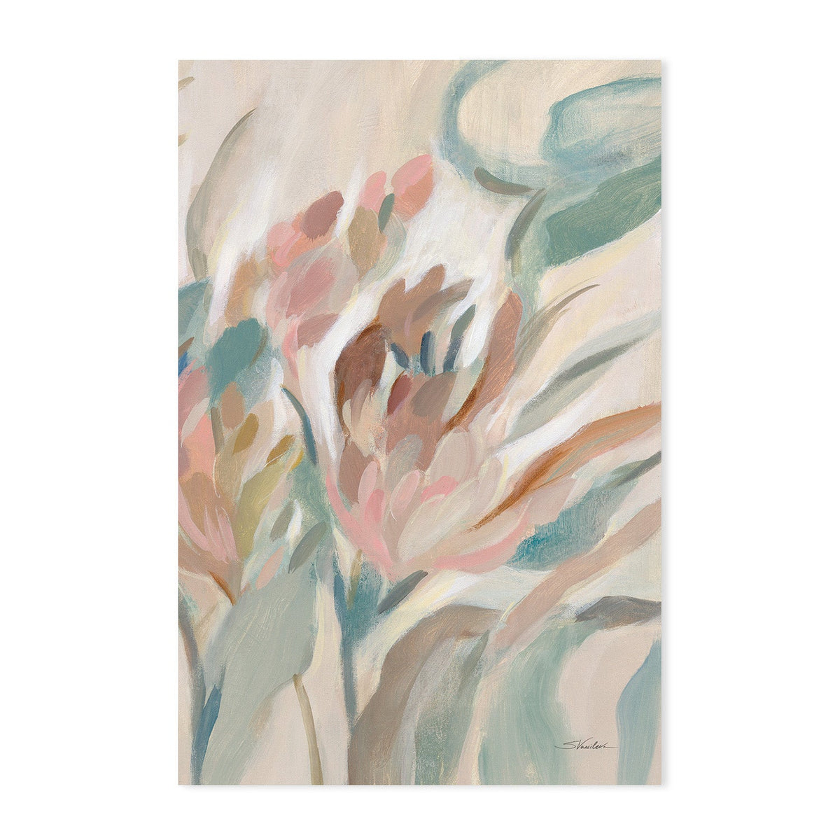 wall-art-print-canvas-poster-framed-Eden Breeze, Style A & B, Set Of 2 , By Silvia Vassileva-GIOIA-WALL-ART