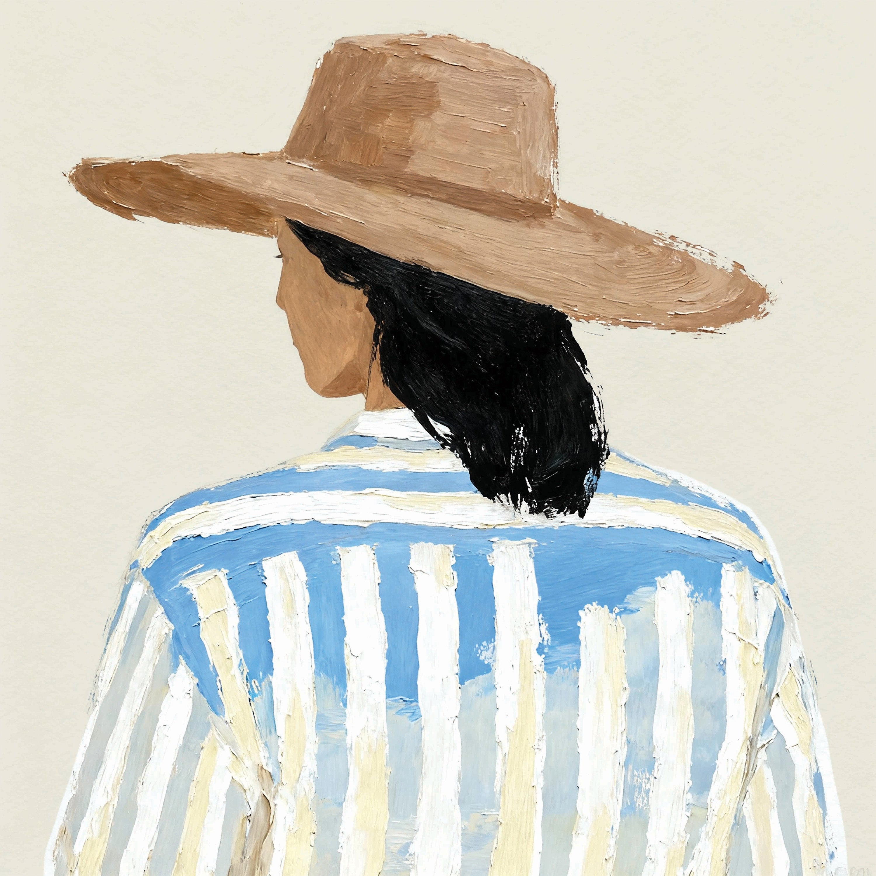 wall-art-print-canvas-poster-framed-Edens Striped Shirt-1