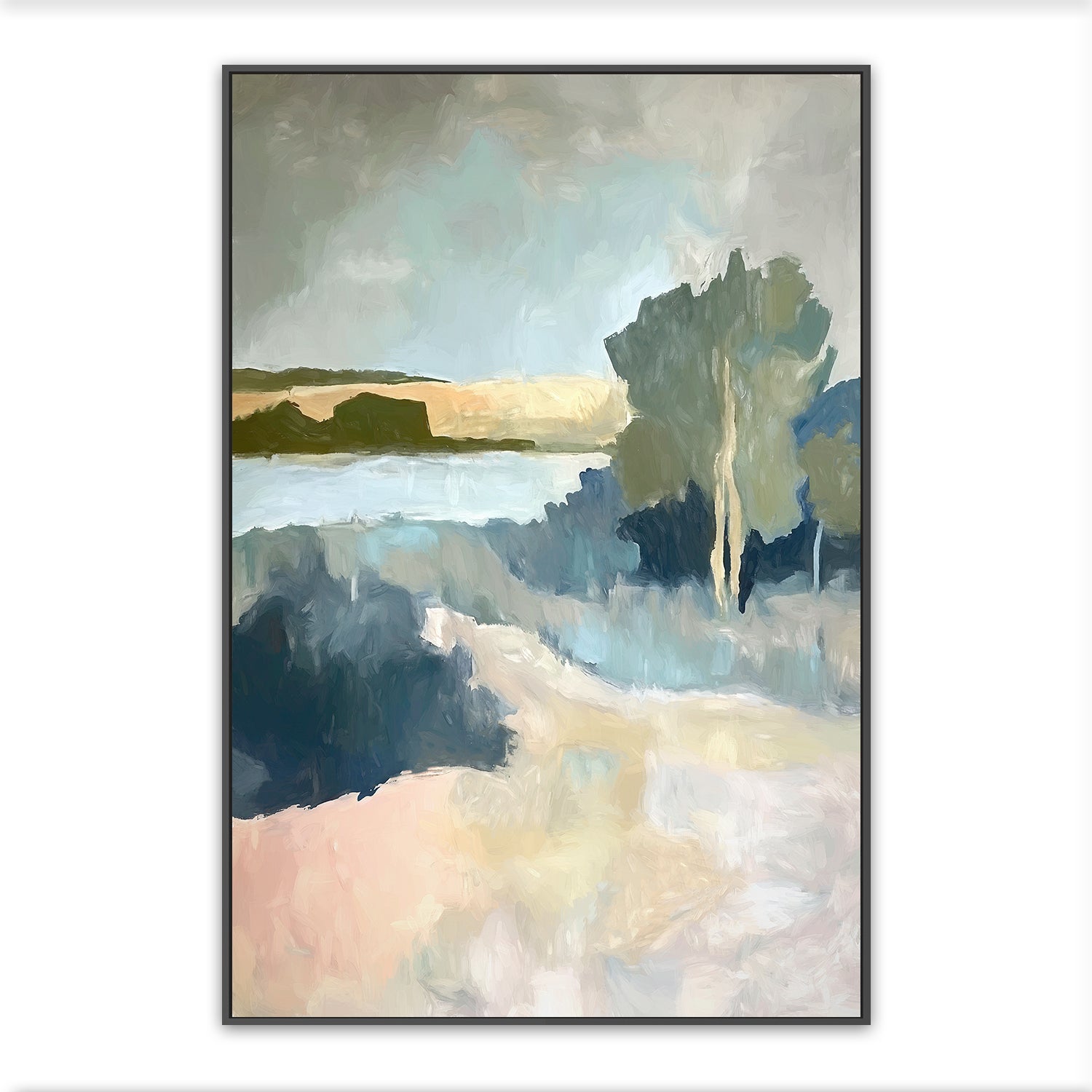 wall-art-print-canvas-poster-framed-Elegant Trees , Style B, By Accent Art Studio , By Accent Art Studio-3