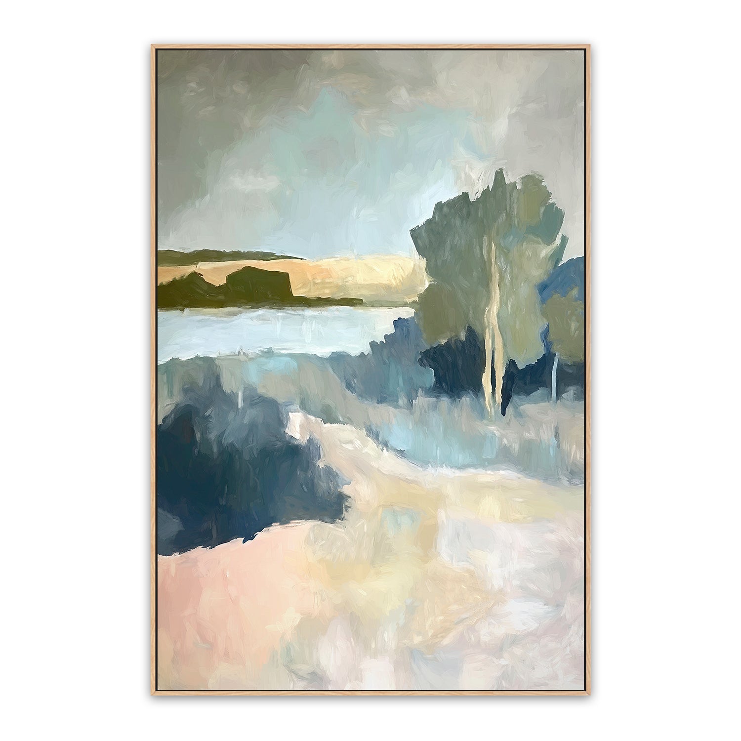 wall-art-print-canvas-poster-framed-Elegant Trees , Style B, By Accent Art Studio , By Accent Art Studio-4