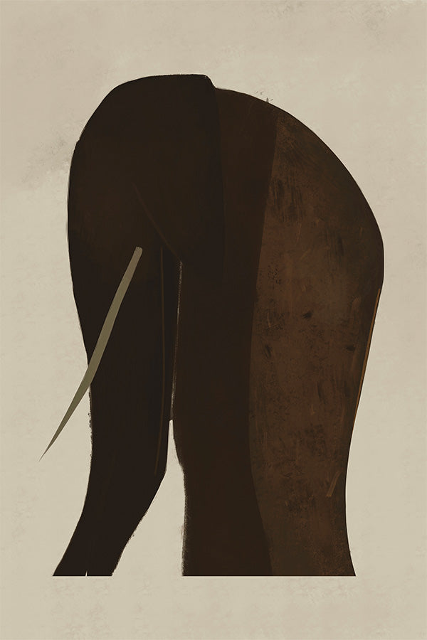 wall-art-print-canvas-poster-framed-Ella Elephant-1