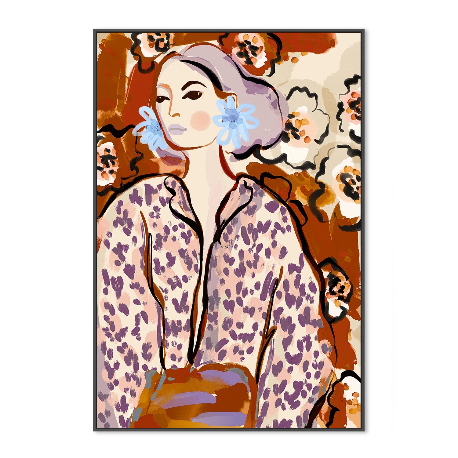 wall-art-print-canvas-poster-framed-Ember Gaze-3