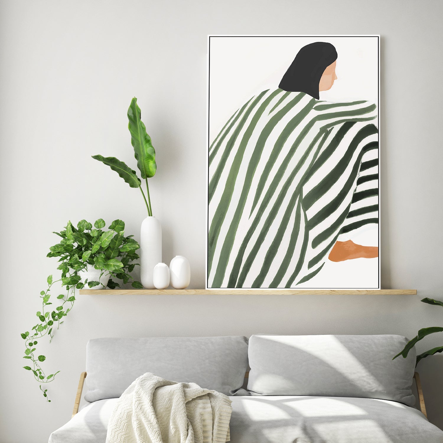 wall-art-print-canvas-poster-framed-Emerald Thread-2