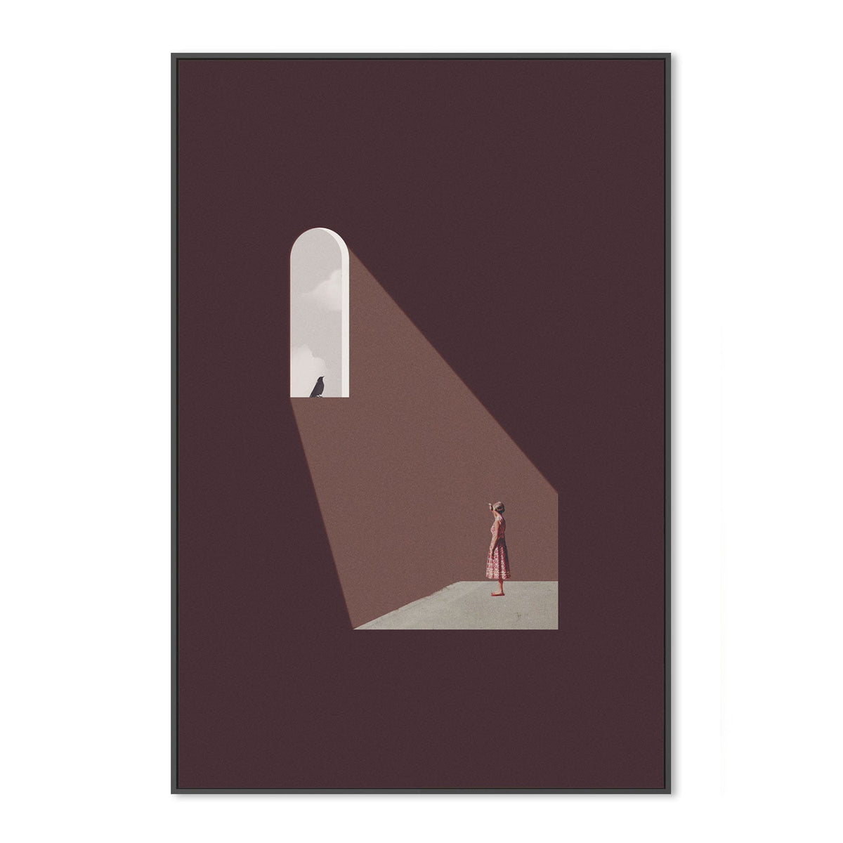 wall-art-print-canvas-poster-framed-Enlighten Me-GIOIA-WALL-ART