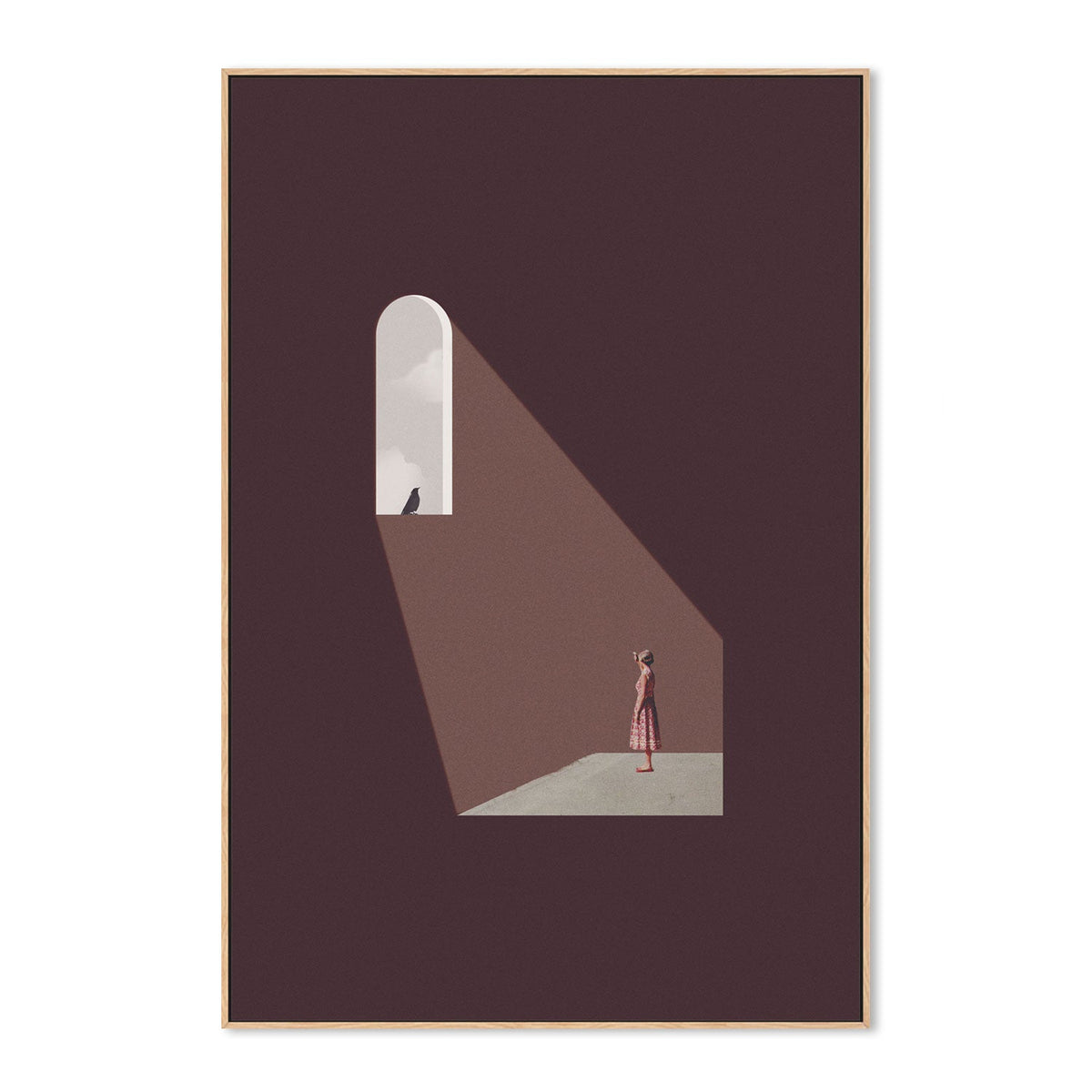 wall-art-print-canvas-poster-framed-Enlighten Me-GIOIA-WALL-ART